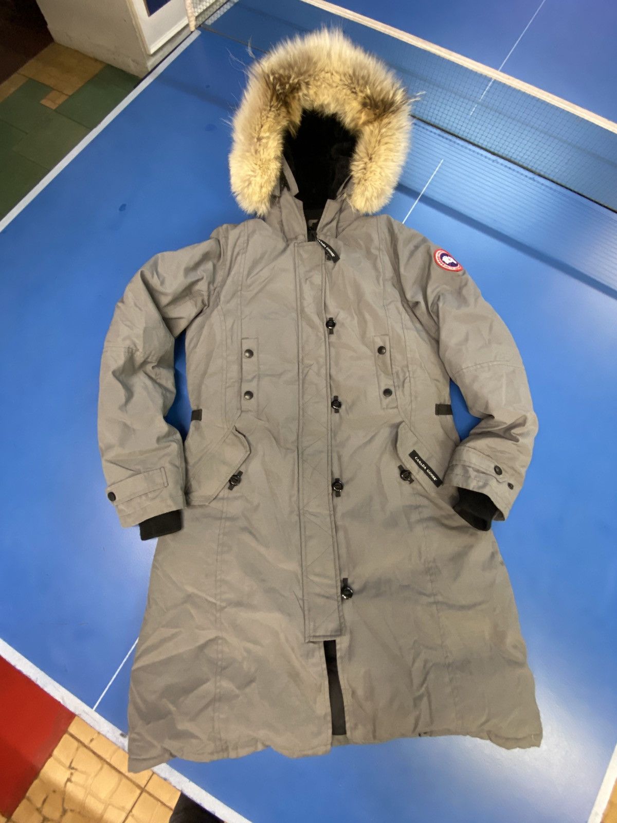 Canada Goose × Vetements Canada Goose Kensington Parka down jacket hood Coyote fur Size L / US 10 / IT 46 - 3 Thumbnail