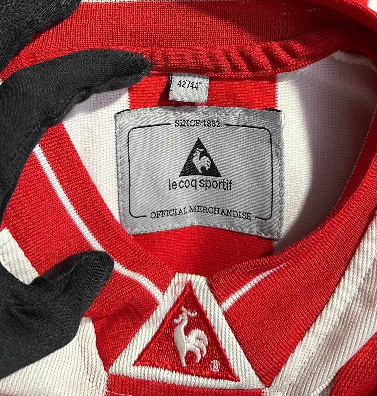 Le Coq Sportif Stoke City Home Football jersey 2001 2003 Le Coq Sportif Size US XL / EU 56 / 4 - 9 Thumbnail