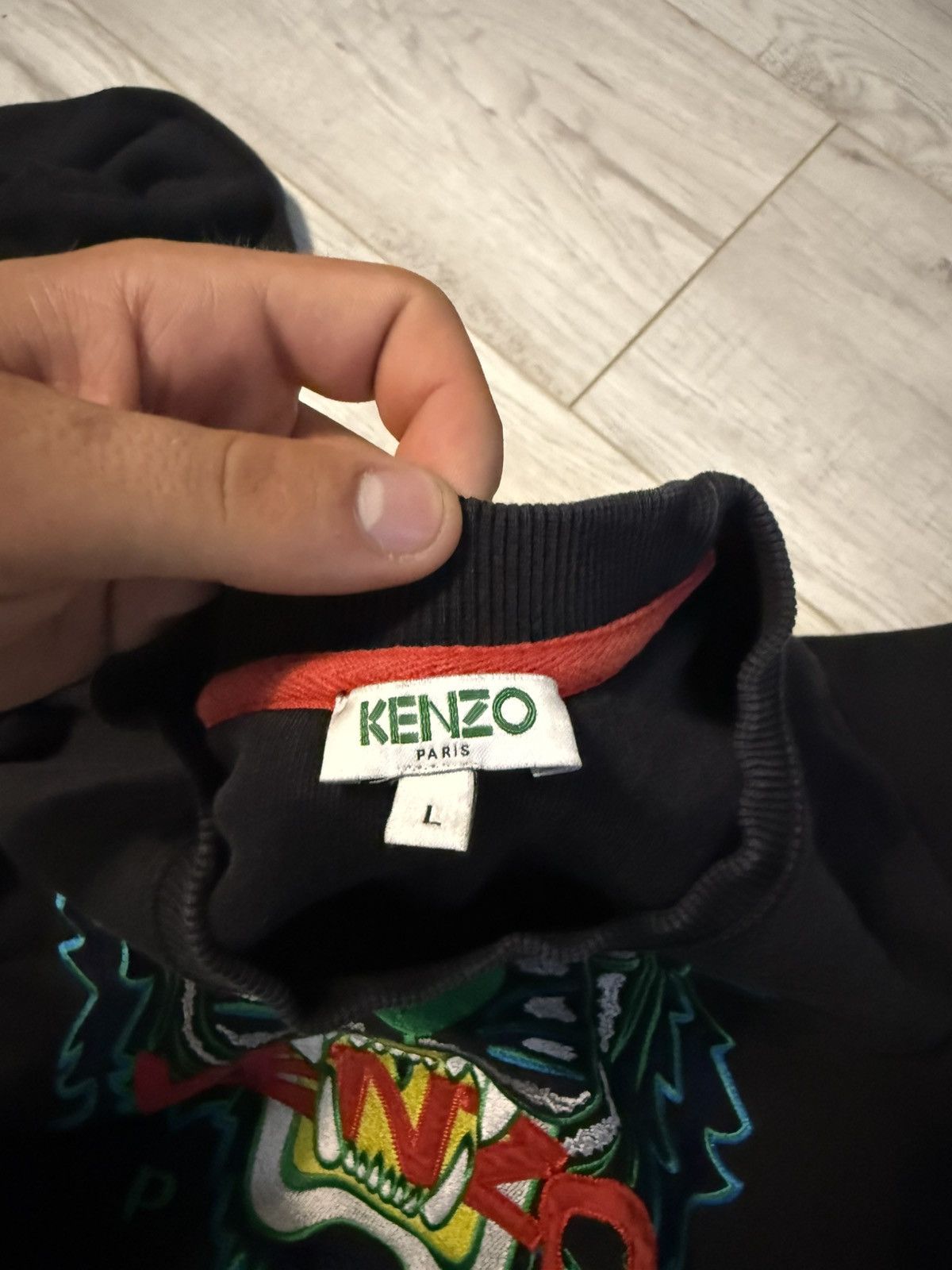 Kenzo Kenzo crewneck sweatsirt big logo Size US L / EU 52-54 / 3 - 3 Thumbnail