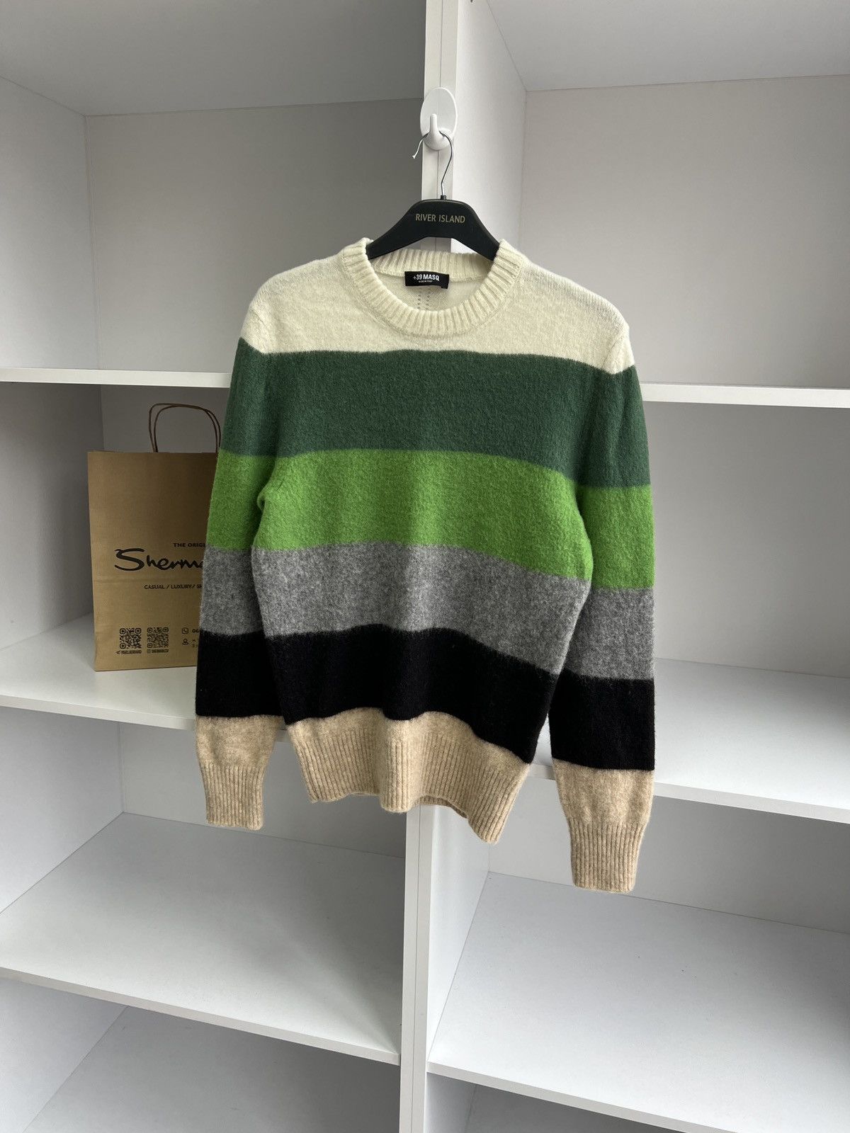 Designer × Vintage Vintage +39 Masq made in Italy sweater Size US M / EU 48-50 / 2 - 3 Thumbnail