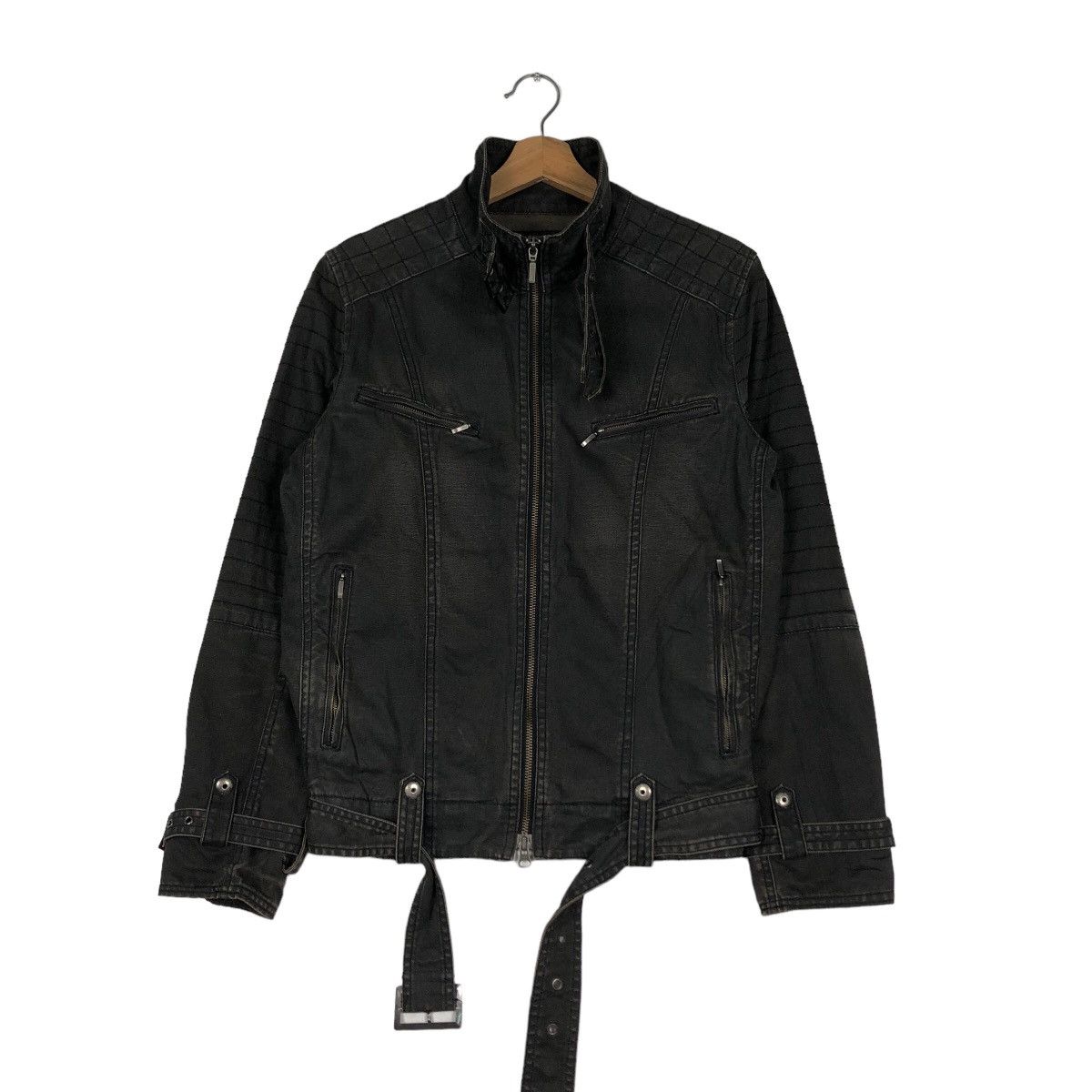 Hysteric Glamour 🔥Biker Jacket Parachute Bondage Design Belt Cuteacute Japan Size US M / EU 48-50 / 2 - 1 Thumbnail