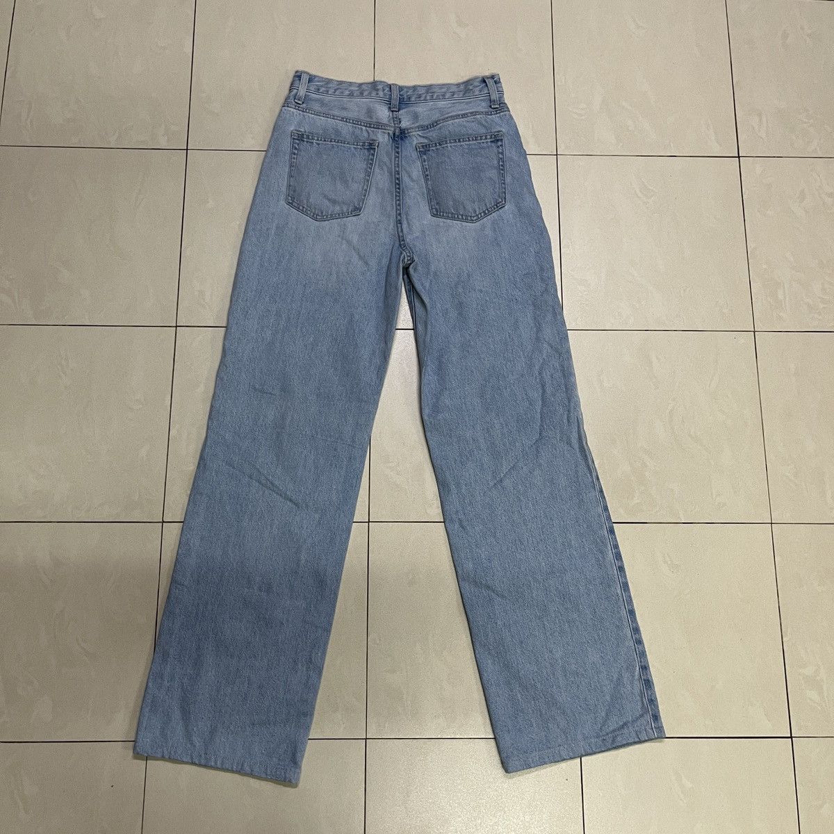 Japanese Brand × Uniqlo × Vintage Uniqlo Baggy Wide Jeans Size US 28 / EU 44 - 10 Thumbnail