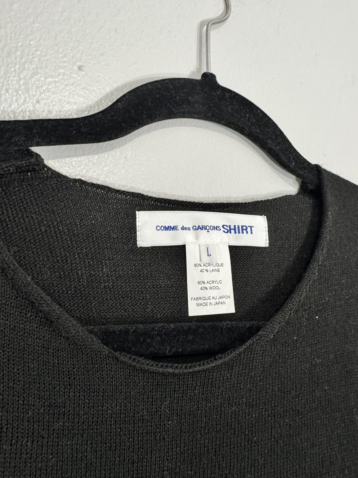 Comme des Garcons COMME DES GARCONS SHIRT MICKEY MOUSE WOOL BLEND SWEATER Size US L / EU 52-54 / 3 - 3 Thumbnail