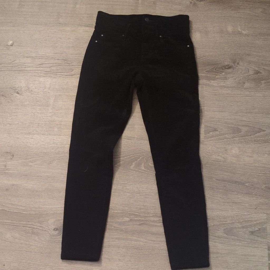 Ann Taylor Ann Taylor Black 3 Button High Rise Skinny Pants Size 0P Size 25" / US 0 / IT 36 - 2 Thumbnail