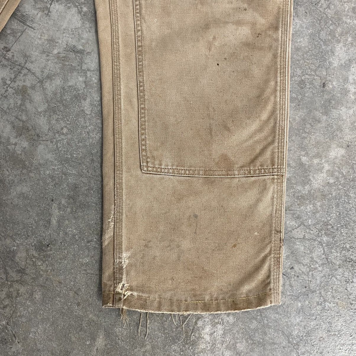 Carhartt Vintage Carhartt Double Knee Faded Tan Carpenter Pants Size US 35 - 10 Thumbnail