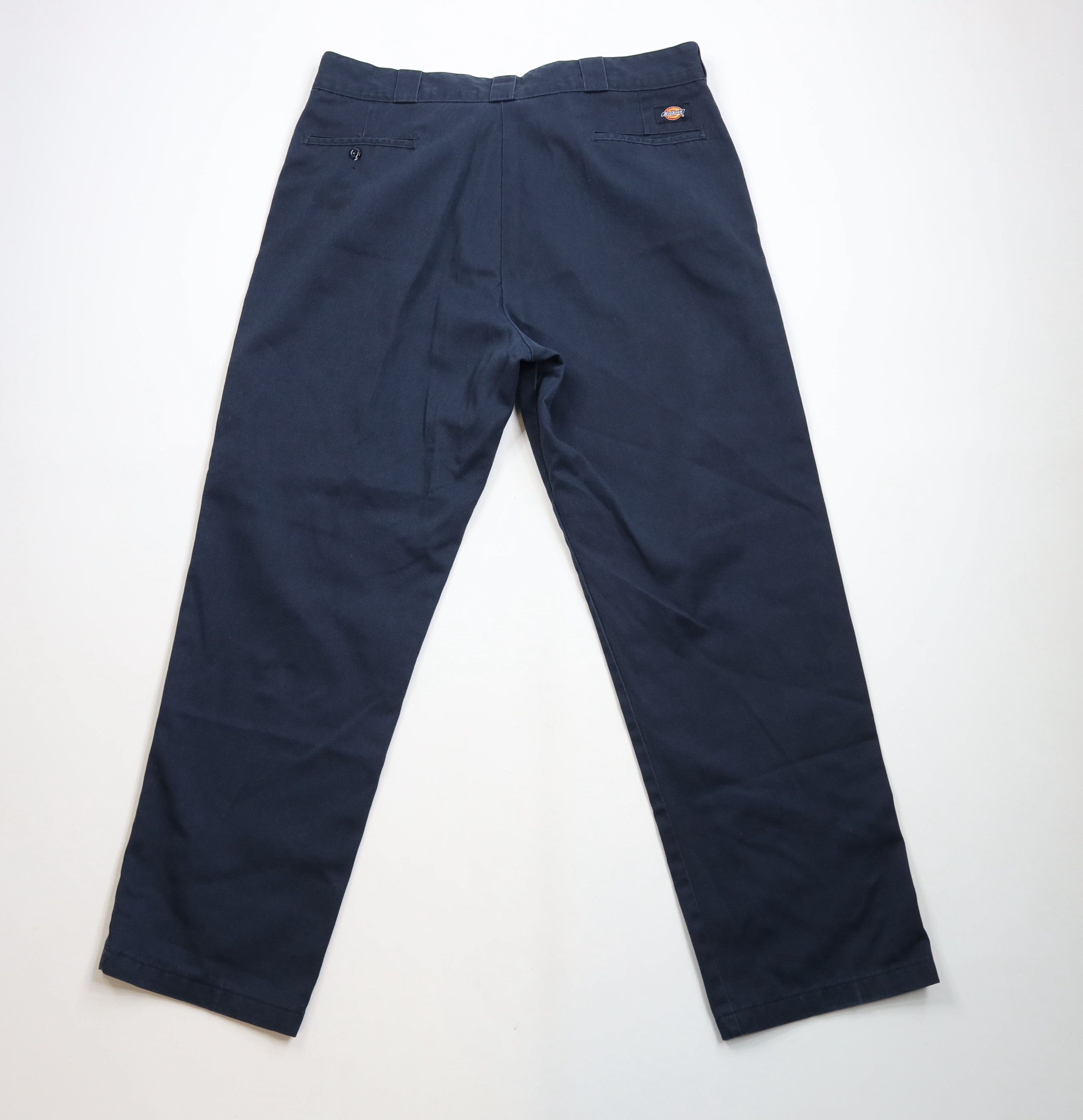 Dickies × Vintage Vintage Y2K Dickies Original Wide Leg Workwear Pants Blue Size US 38 / EU 54 - 9 Thumbnail