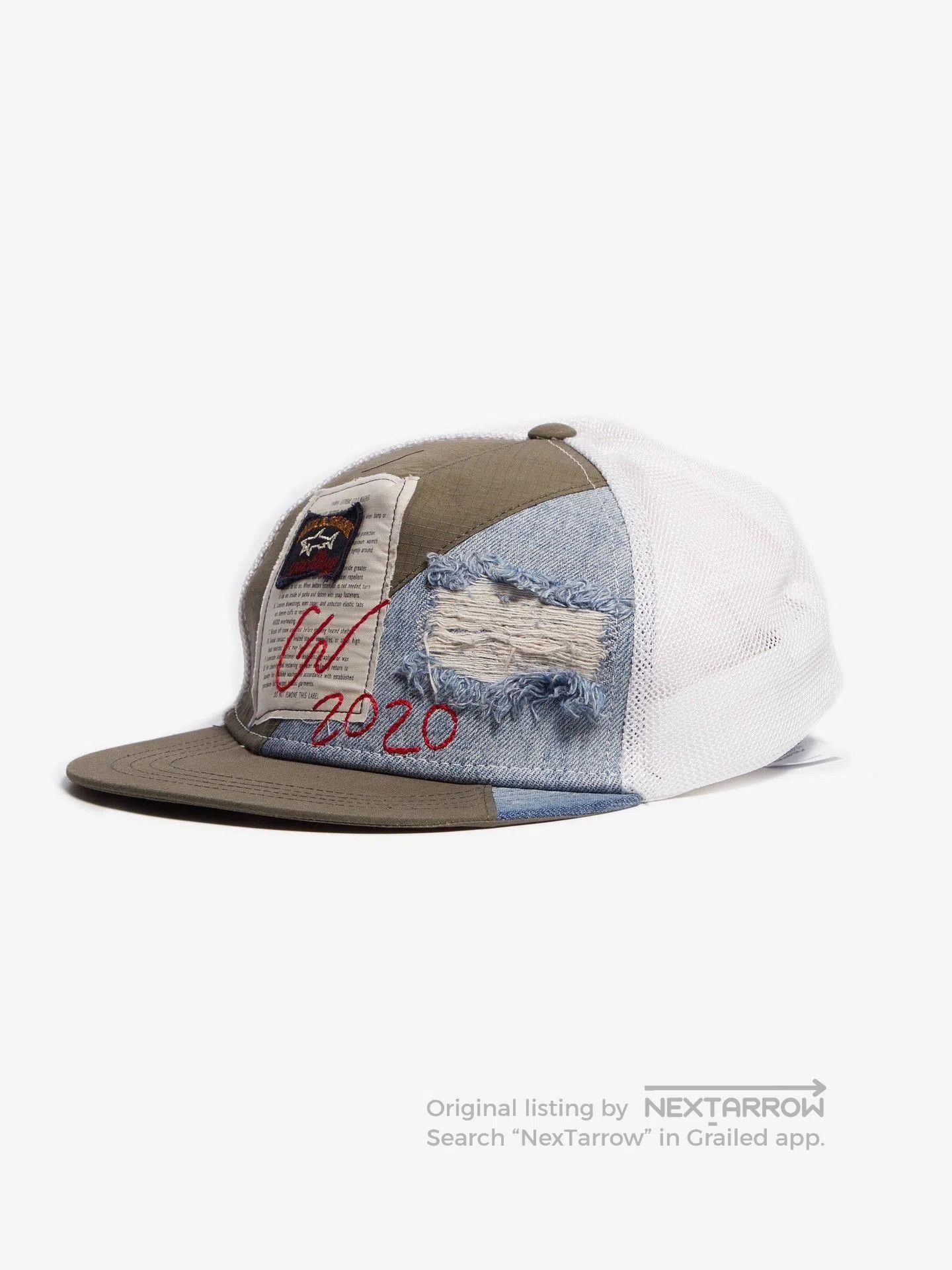 Greg Lauren Greg Lauren x Paul&Shark Woven Baseball Cap. Size ONE SIZE - 3 Thumbnail
