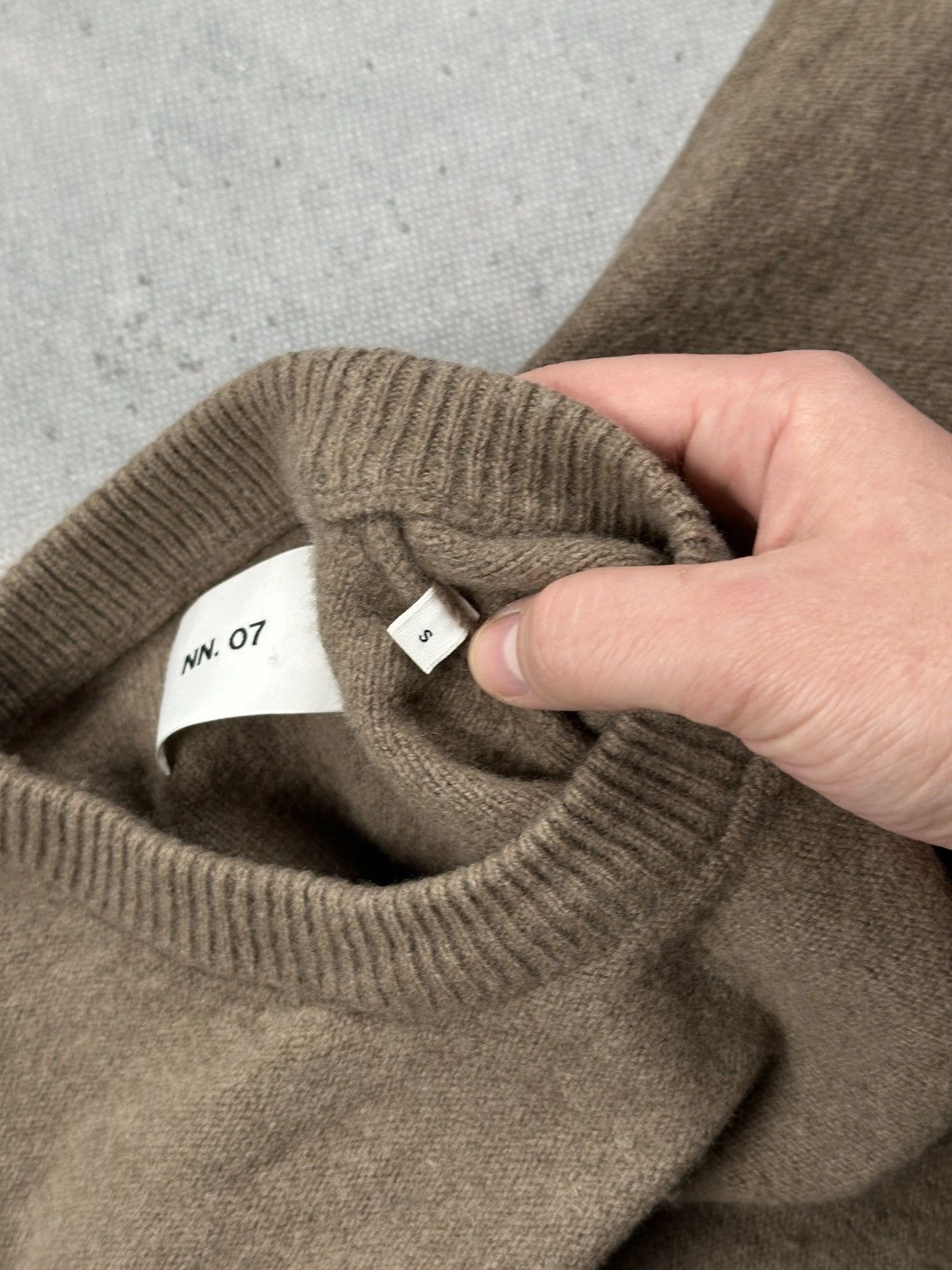 NN07 NN07 Nigel Wool Sweater Minimalist Brown Crewneck Premium Size US XS / EU 42 / 0 - 10 Thumbnail