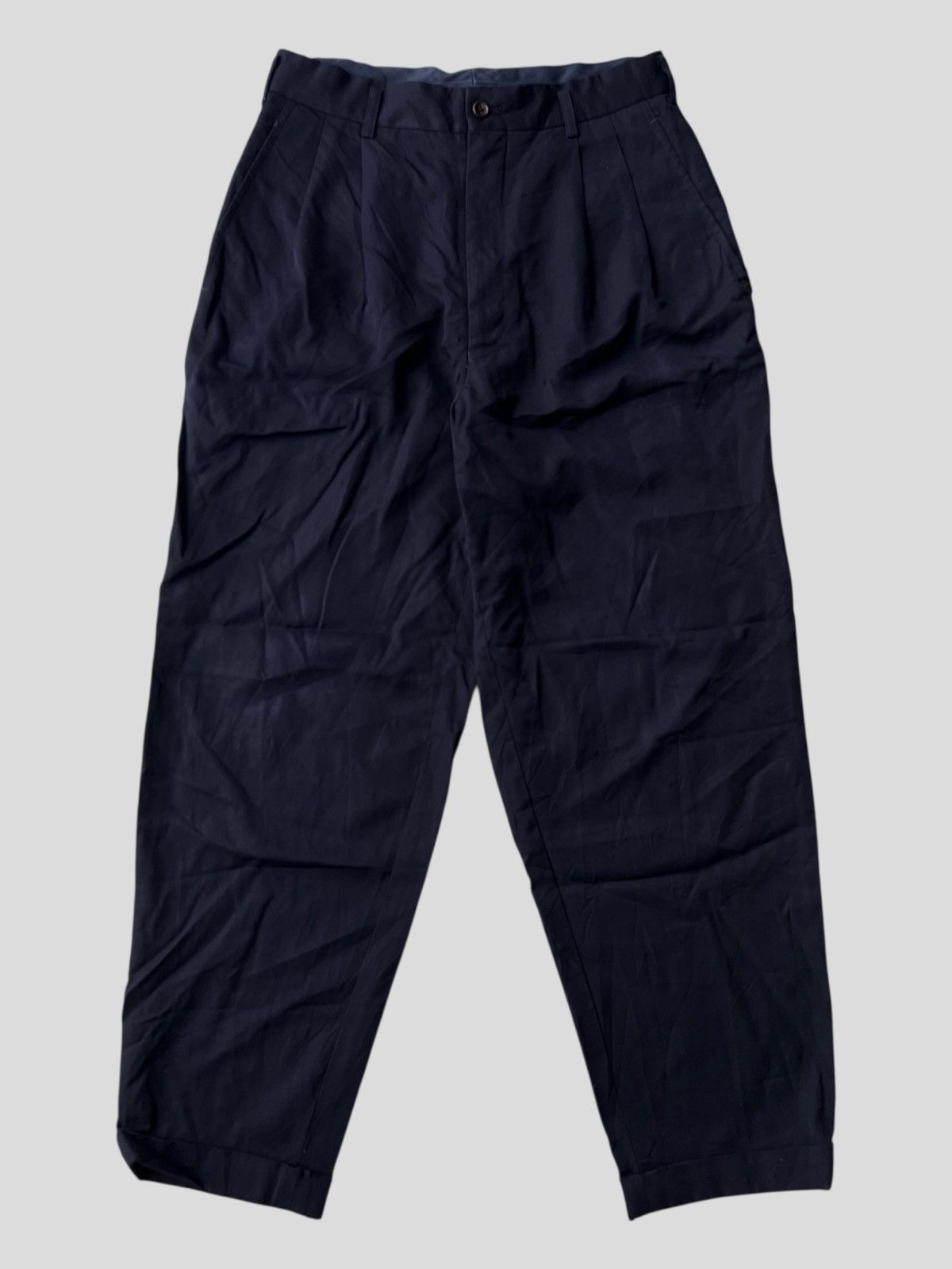 Comme des Garcons Homme Vintage AW88 Comme des Garcons Homme Gabardine Trouser Pants Size US 29 - 3 Thumbnail