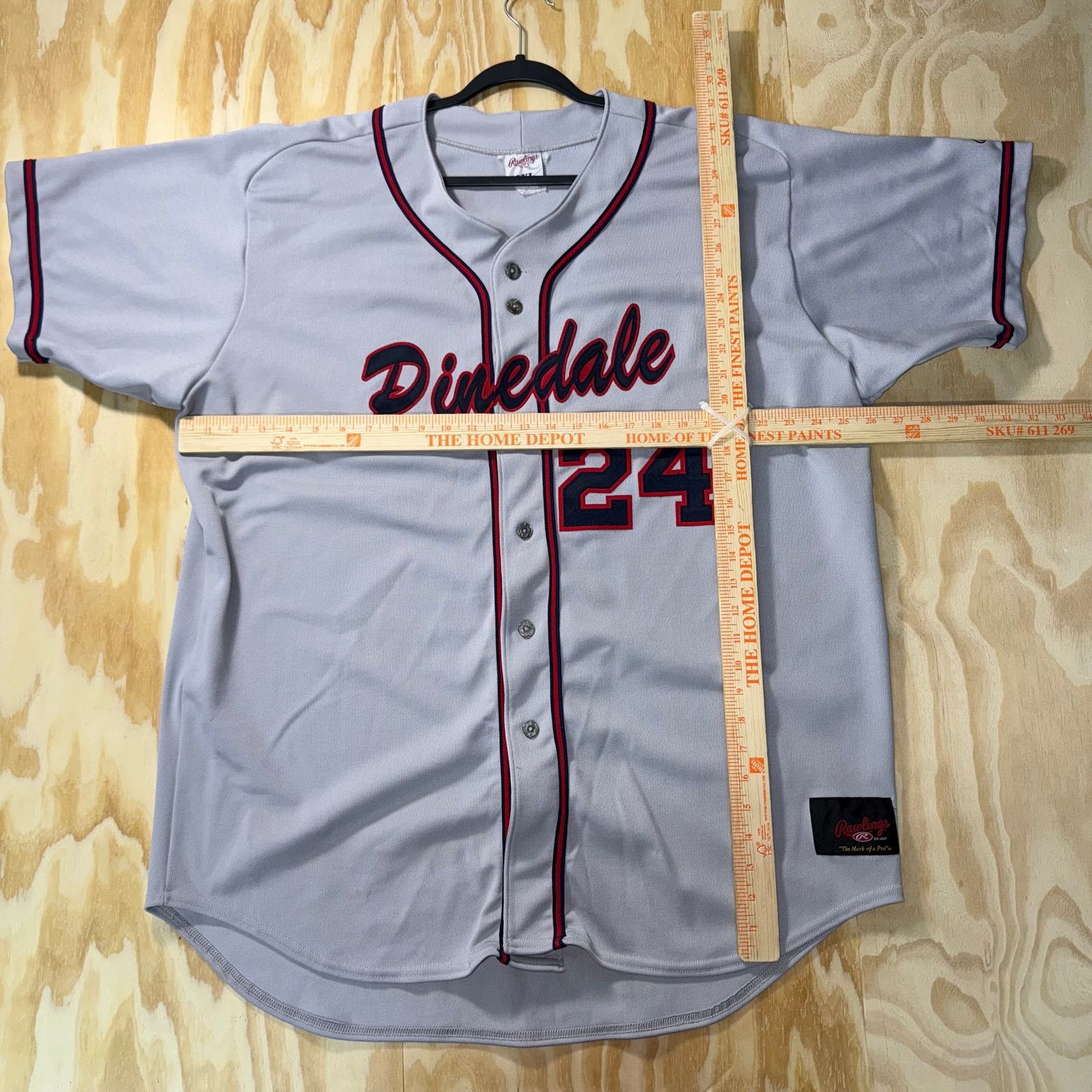 Vintage Vintage Y2K Pinedale embroidered 90s baseball jersey t-shirt Size US XXL / EU 58 / 5 - 4 Thumbnail