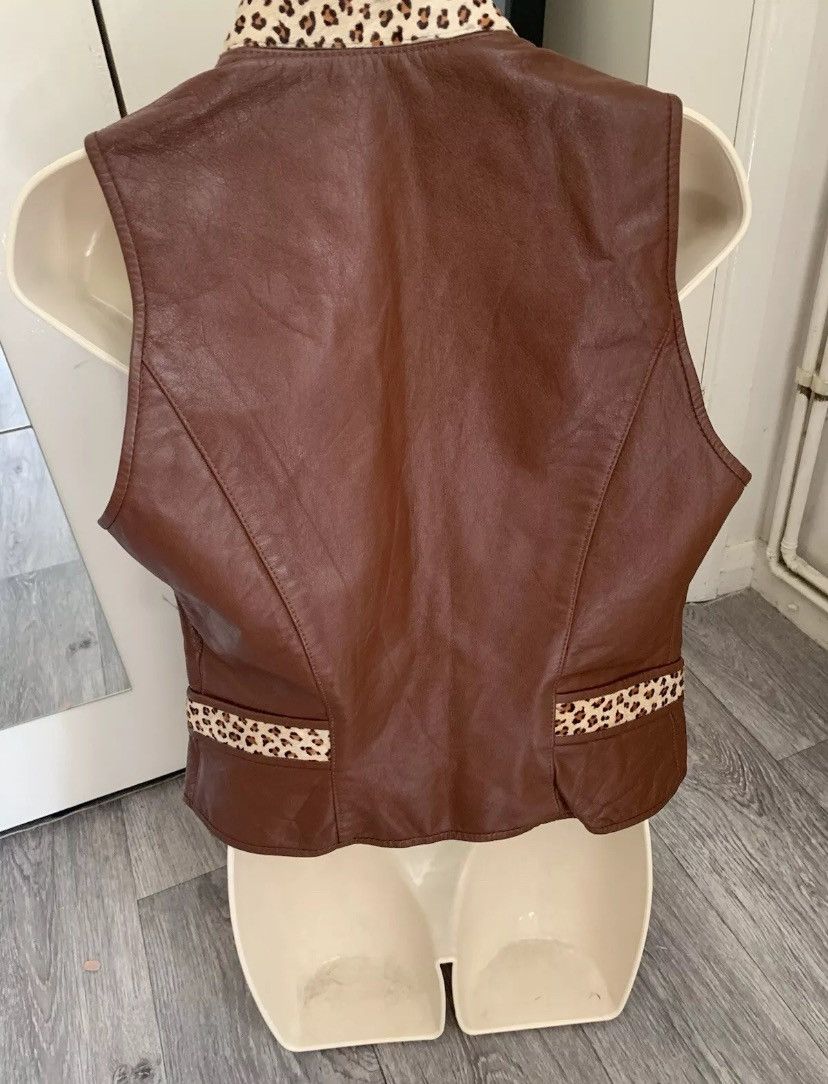 Designer × Vintage Vintage St Maarten Dallas Leather Vest Full Zip Vest USA M Size M / US 6-8 / IT 42-44 - 13 Thumbnail
