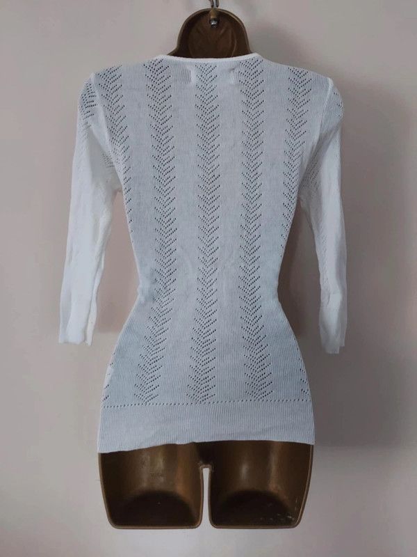 Vintage Vintage 3/4 sleeve top Size M / US 6-8 / IT 42-44 - 5 Thumbnail