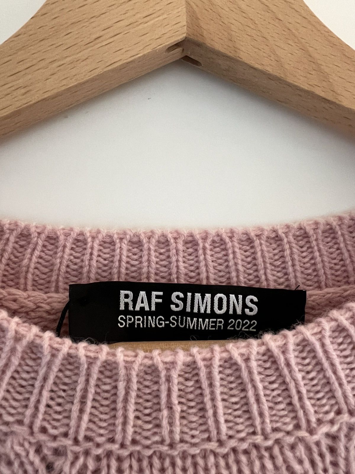 Raf Simons Raf Simons Berlin University Braid Sweater in Pink Size US M / EU 48-50 / 2 - 4 Thumbnail