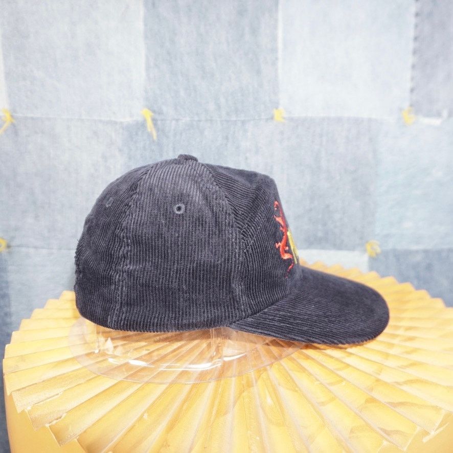 Vintage OSFA - Vintage Y2K PILATUS embroider 90s dragon corduroy hat Size ONE SIZE - 5 Thumbnail
