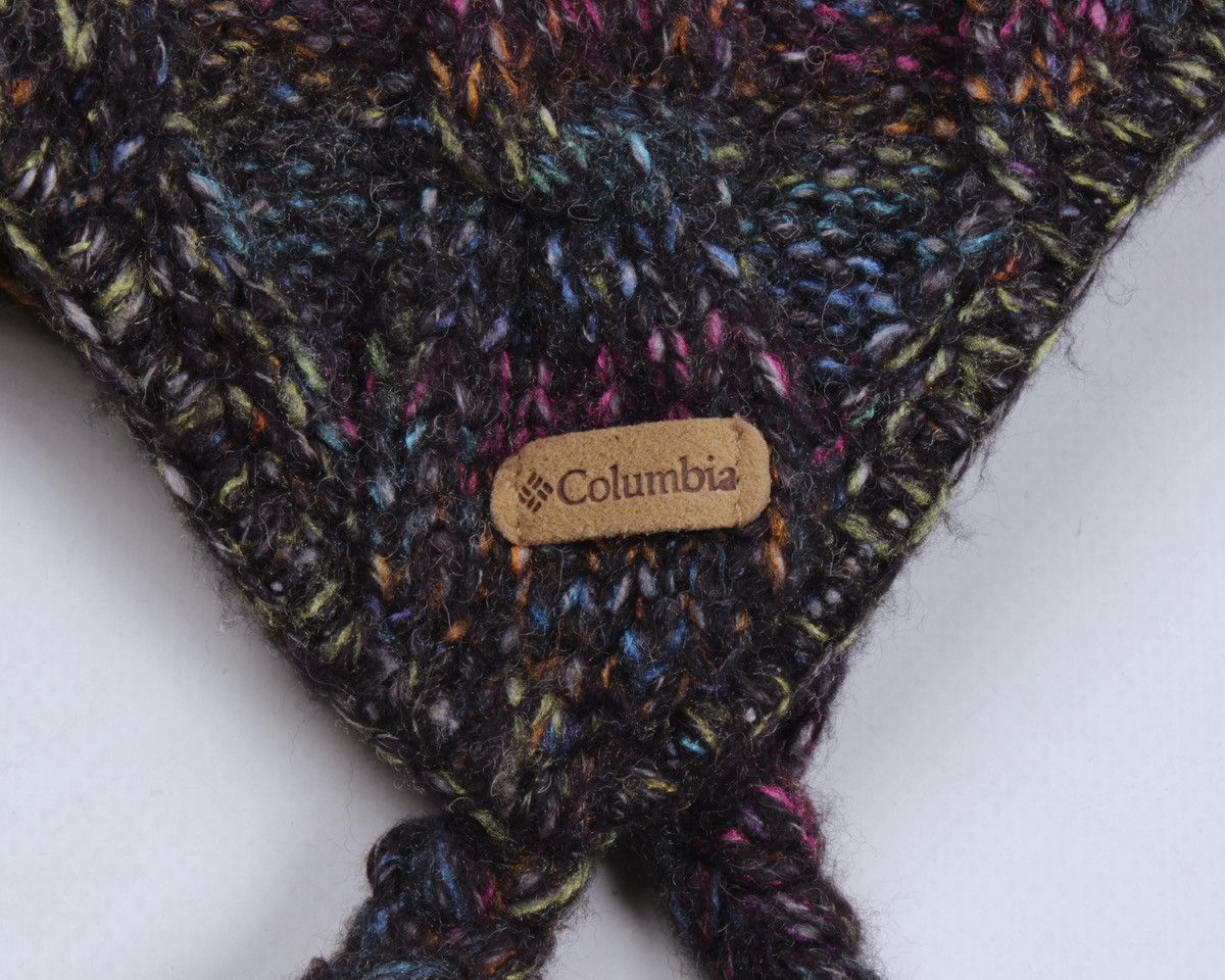 Columbia COLUMBIA Tassel Beanie Hat Knit Fleece Polyeste Acrylic Wool Size ONE SIZE - 8 Thumbnail