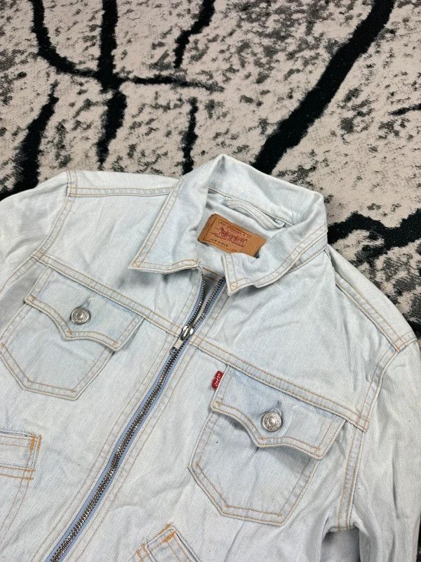 Levi's Levis zip baby blue denim jacket katana S Size S / US 4 / IT 40 - 3 Thumbnail