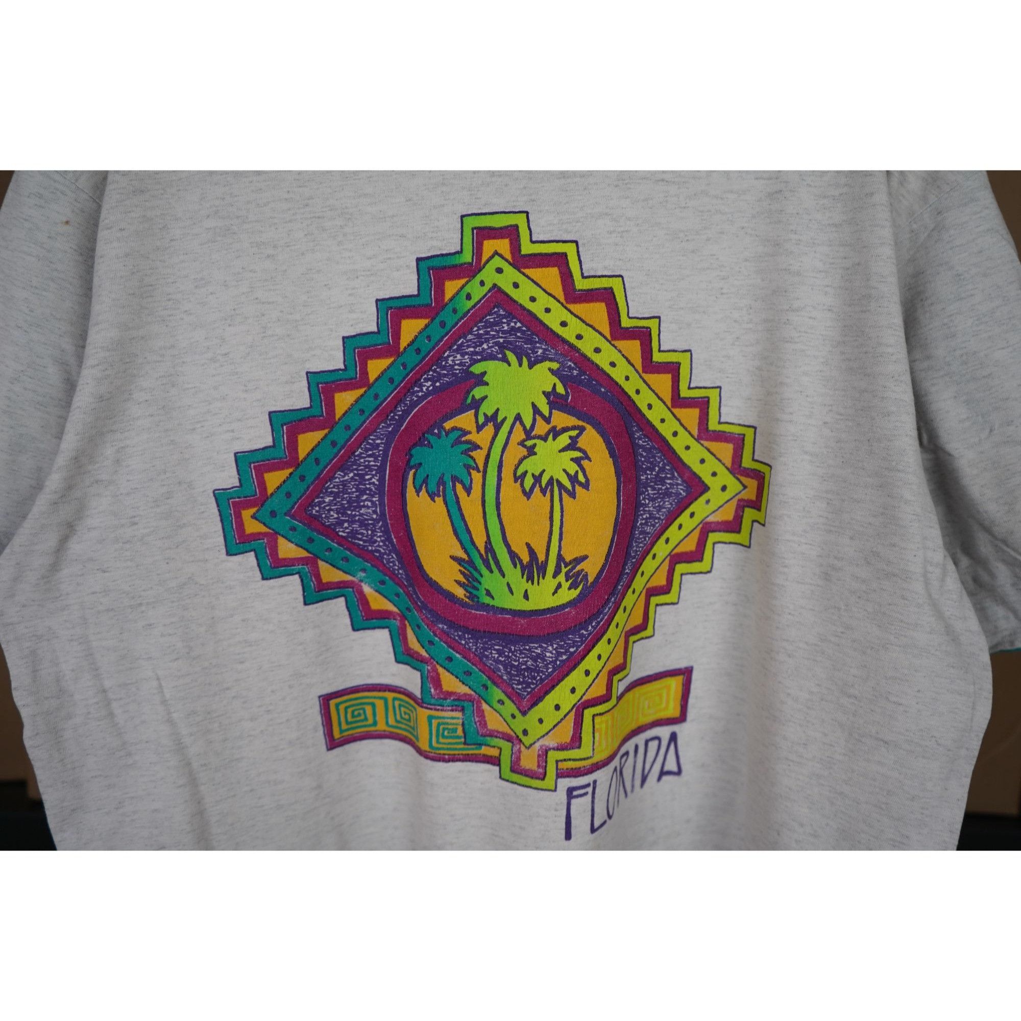 Vintage Vintage Florida Souvenir Tshirt Grey Women's XL #452 Size XL / US 12-14 / IT 48-50 - 3 Thumbnail