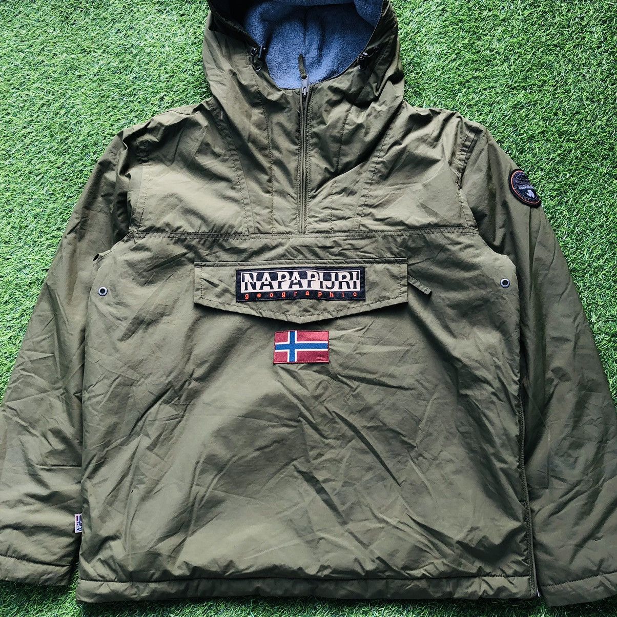 Napapijri Napapijri Geographic Rainforest Anorak Jacket Size US XXL / EU 58 / 5 - 1 Thumbnail