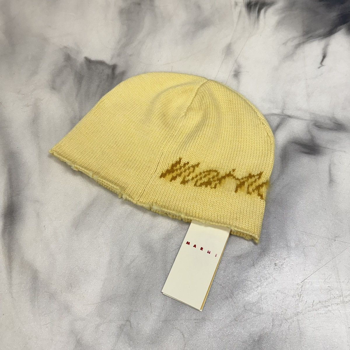 Marni Marni Mohair Beanie Yellow Size ONE SIZE - 1 Thumbnail