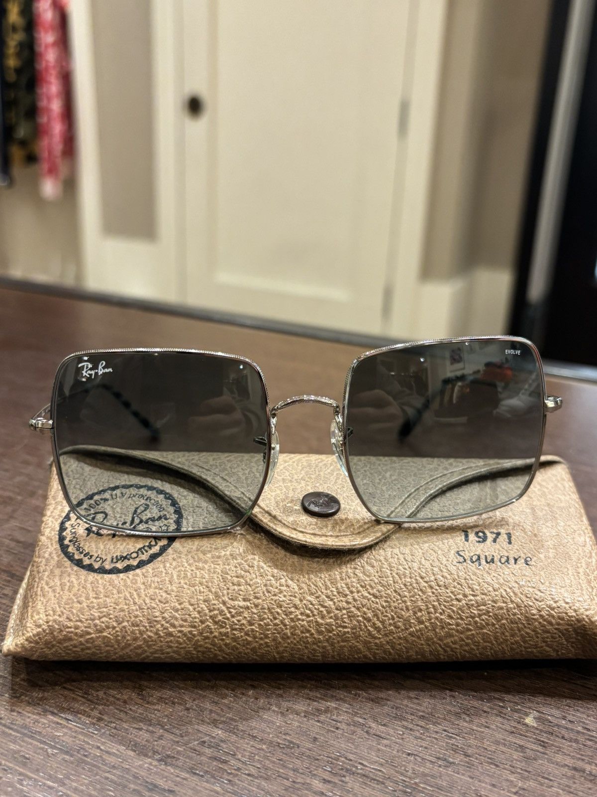 RayBan Ray Ban Thin Frame Sunglasses Size ONE SIZE - 3 Thumbnail