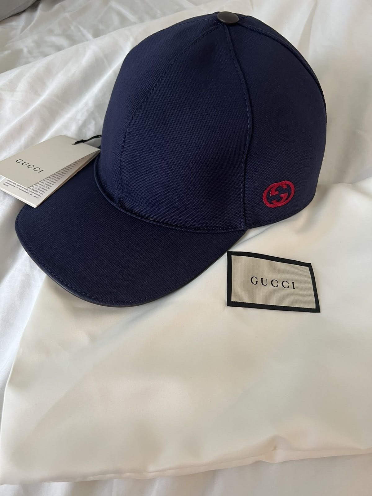 image of Gucci Navy Hat, Men's