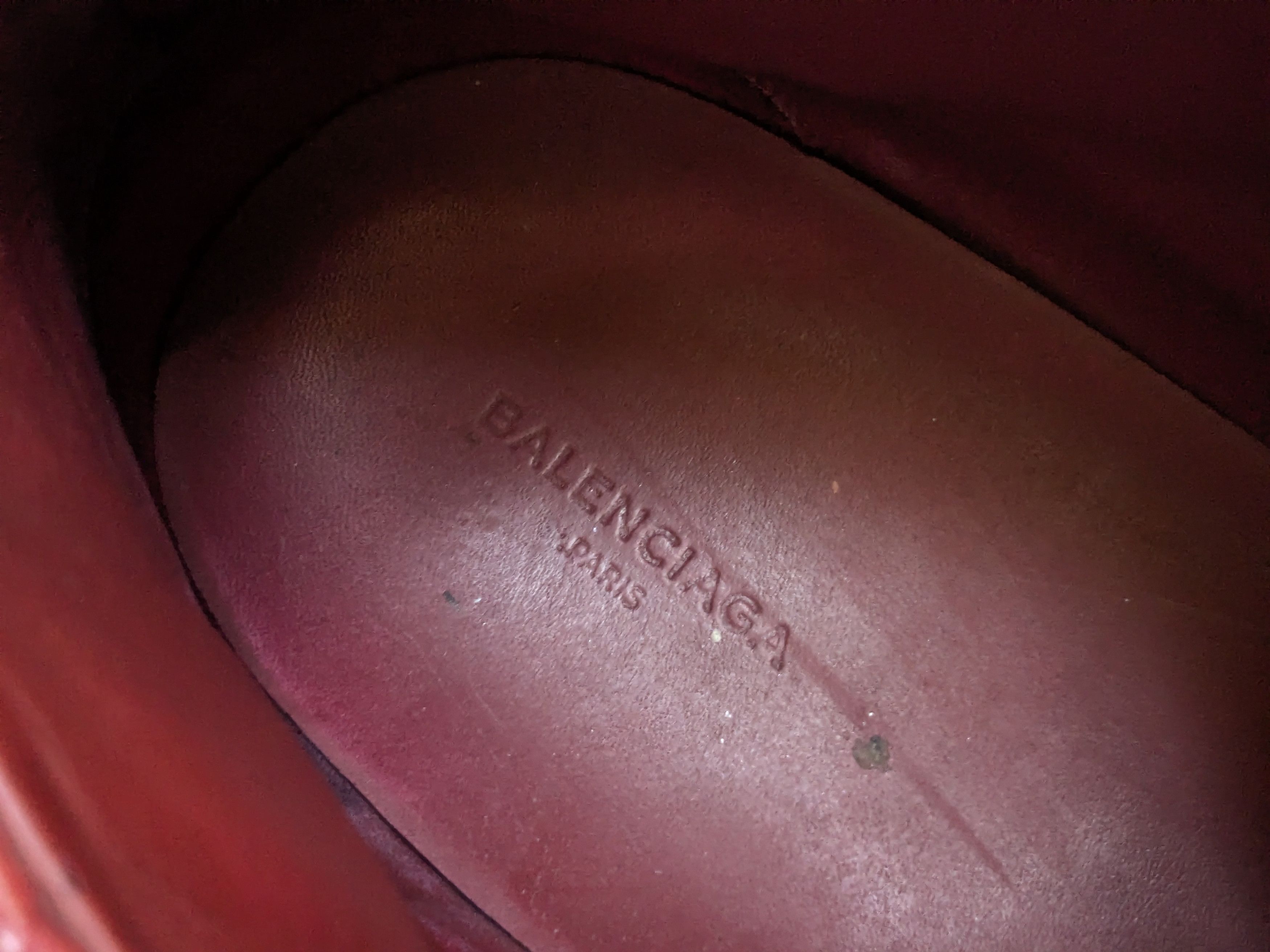 Balenciaga Balenciaga Arena Red 10 Leather High Tops Size US 10 / EU 43 - 7 Thumbnail