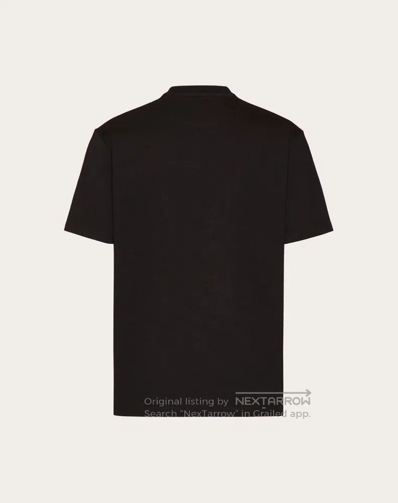Valentino Valentino Iconic logo black T-shirt Size US M / EU 48-50 / 2 - 2 Thumbnail