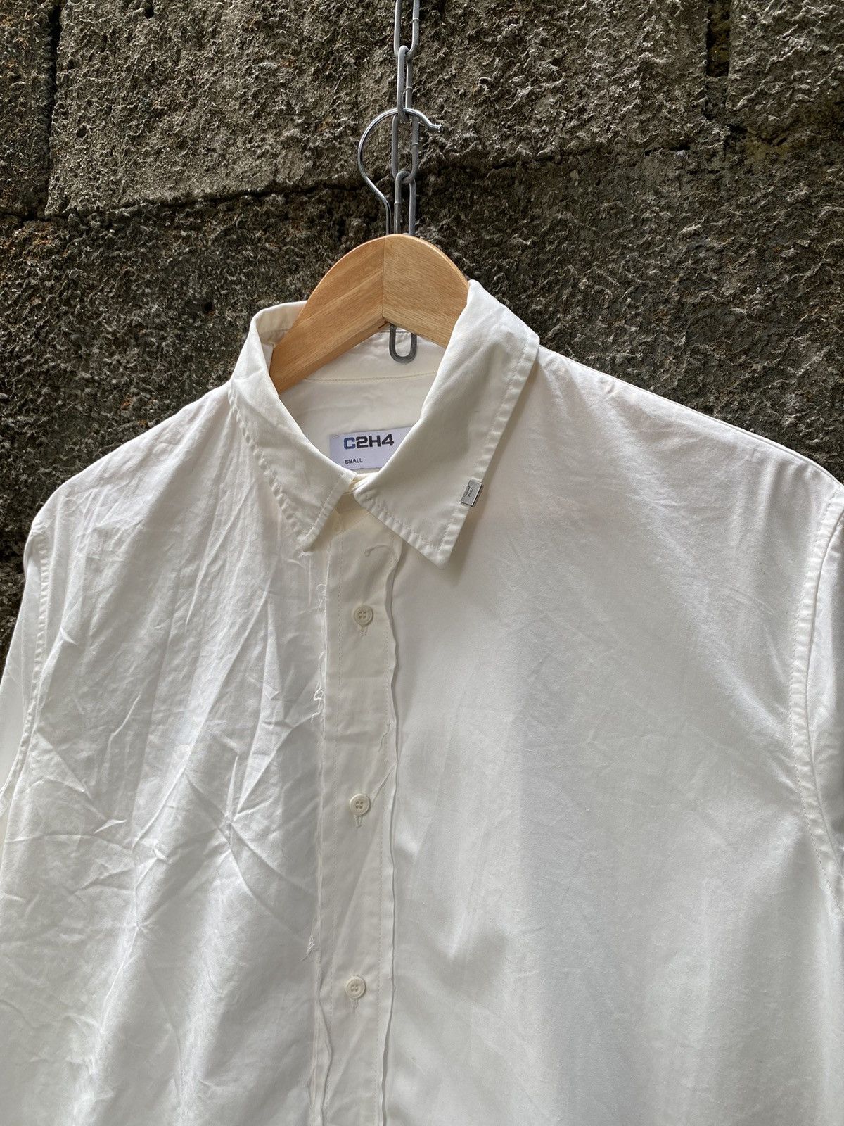 C2H4 Raw Edge Button Shirt Size US S / EU 44-46 / 1 - 4 Thumbnail