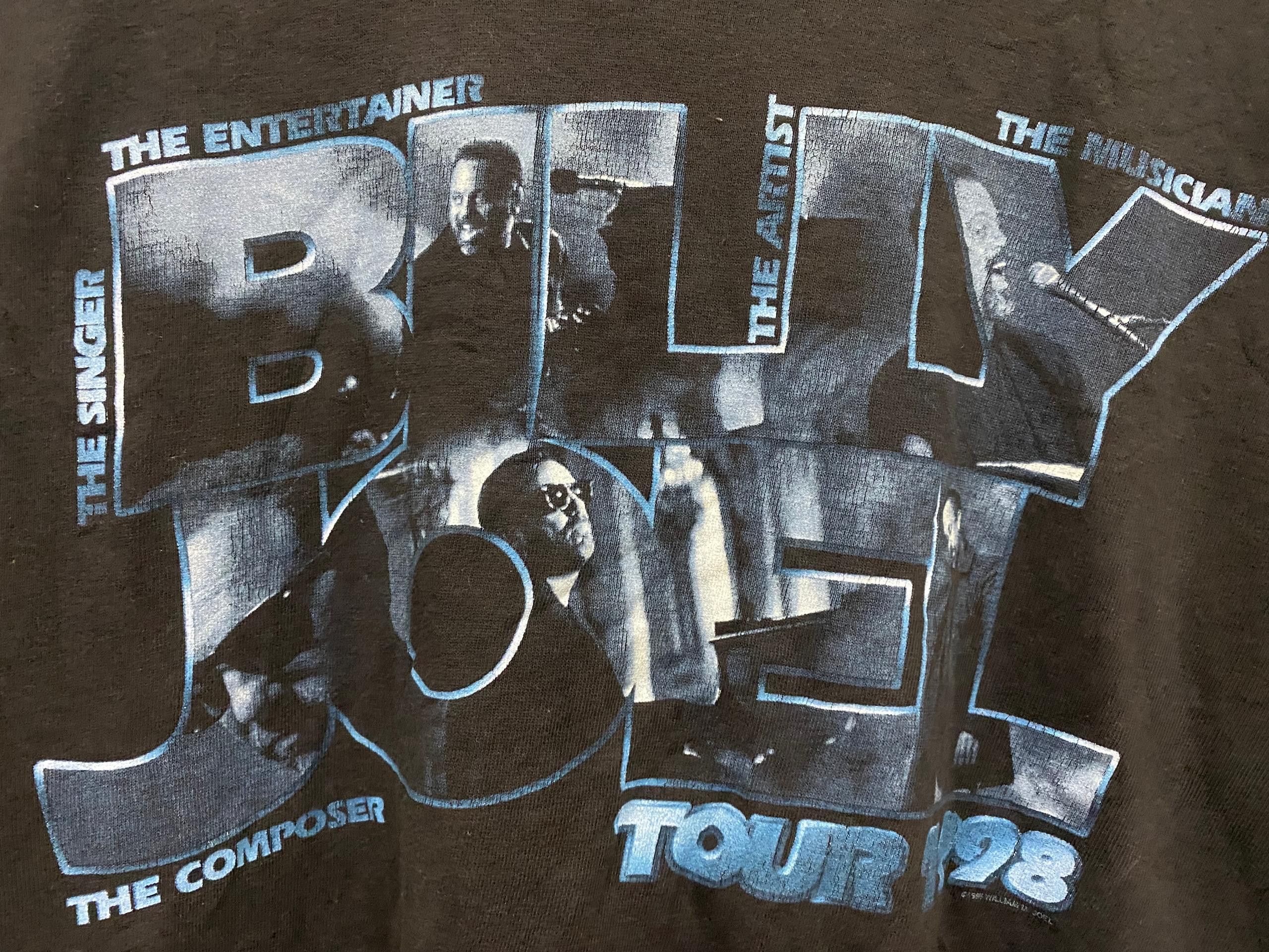 Band Tees Vintage 1998 Billy Joel band t shirt promo tour Size US L / EU 52-54 / 3 - 3 Thumbnail