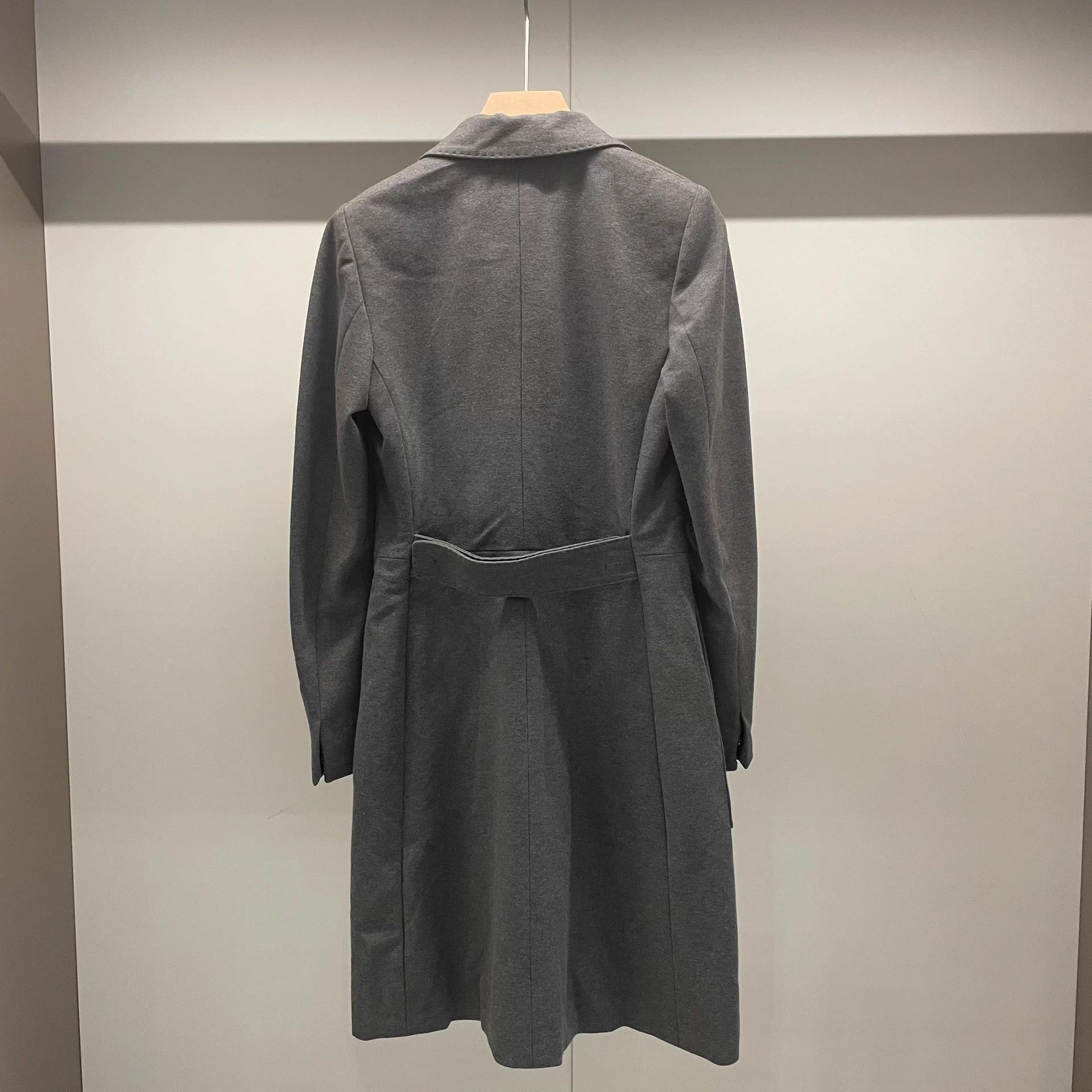 Brunello Cucinelli BC gray cotton long coat Size M / US 6-8 / IT 42-44 - 2 Thumbnail