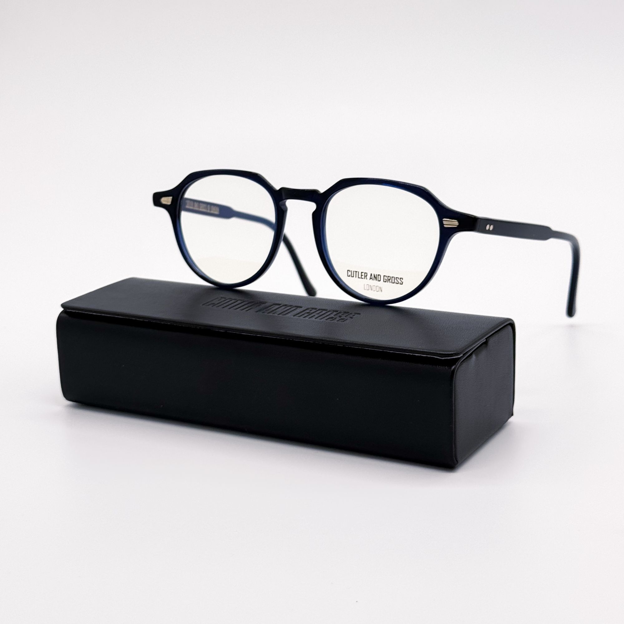 Cutler and Gross NEW CUTLER AND GROSS CG1313V2 003 EYEGLASSES BLUE UNISEX Size ONE SIZE - 1 Thumbnail
