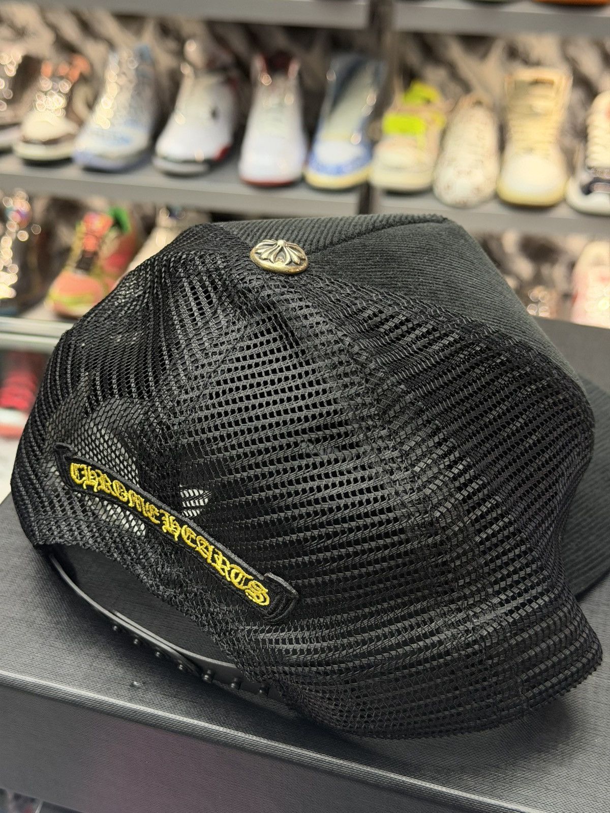 Chrome Hearts Chrome Hearts Hollywood Corduroy Trucker Hat Size ONE SIZE - 4 Thumbnail