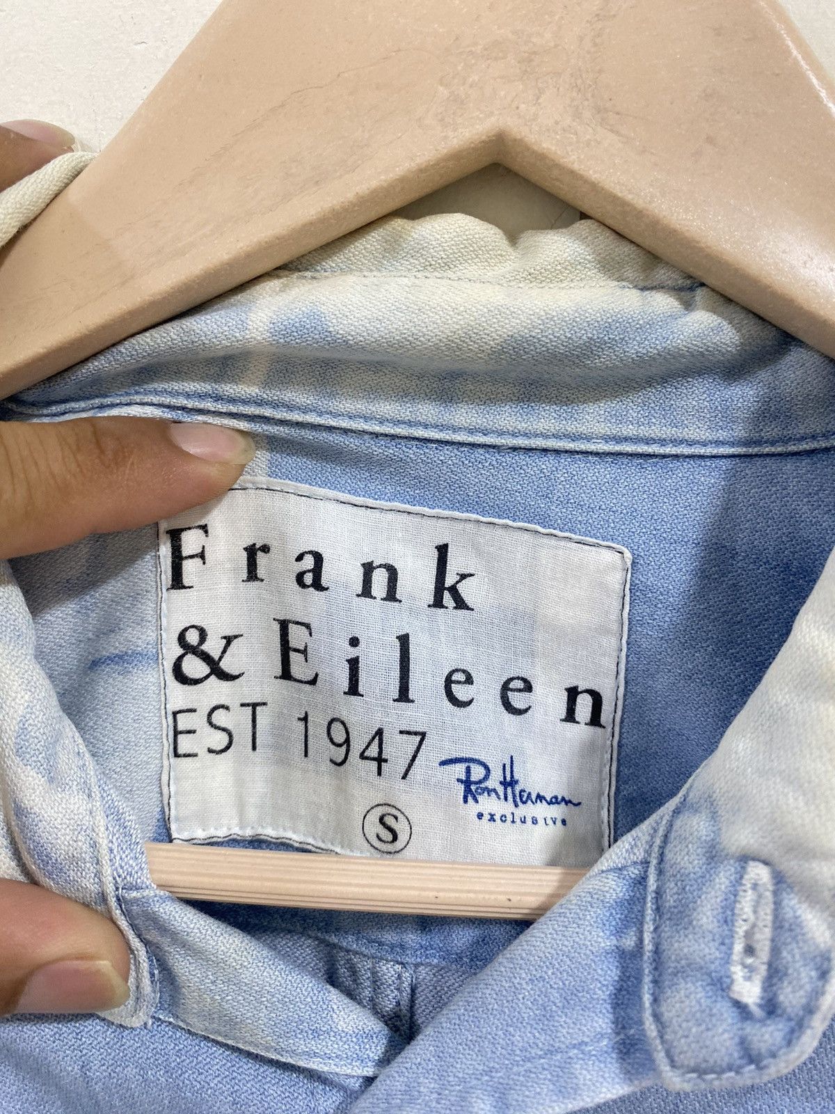 Frank & Eileen Frank & Eileen X Ron Haman Denim Shirt Size S / US 4 / IT 40 - 3 Thumbnail