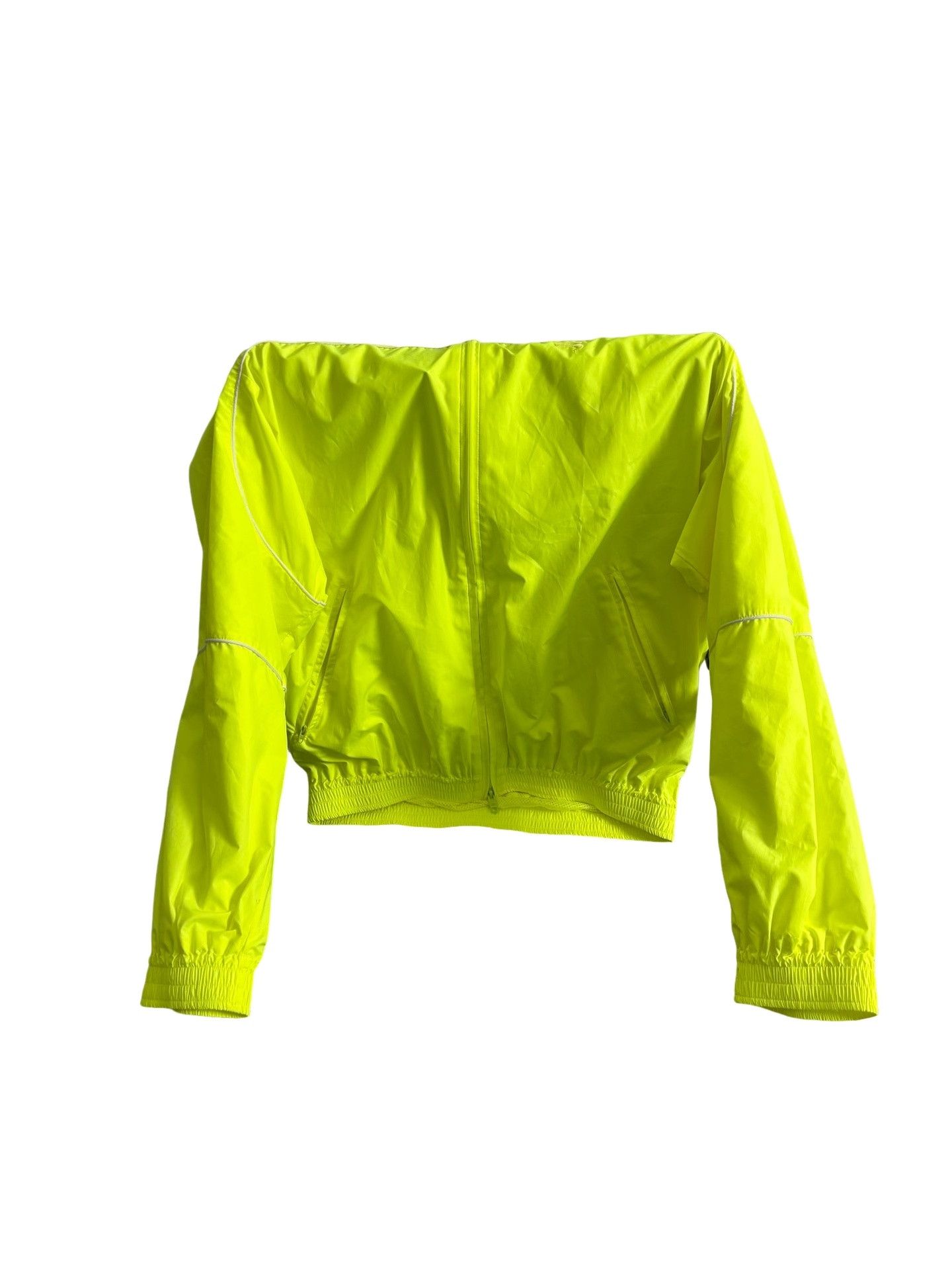 Balenciaga Balenciaga Neon Yellow Zip Jacket 34 Size XS / US 0-2 / IT 36-38 - 1 Thumbnail