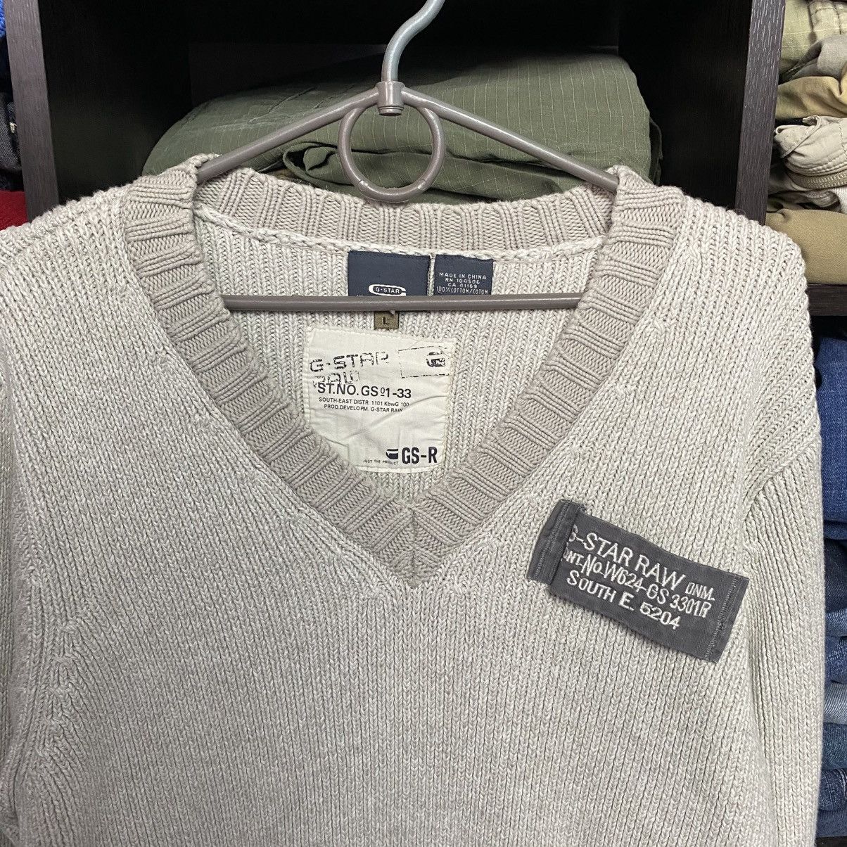 G-Star Vintage G Star Raw big logo y2k opium avantgarde sweater Size US L / EU 52-54 / 3 - 2 Thumbnail