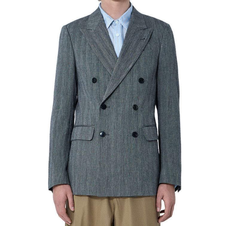 Dries Van Noten DRIES VAN NOTEN Double-Breasted Blazer New & Authentic (Men' Size US L / EU 52-54 / 3 - 1 Preview