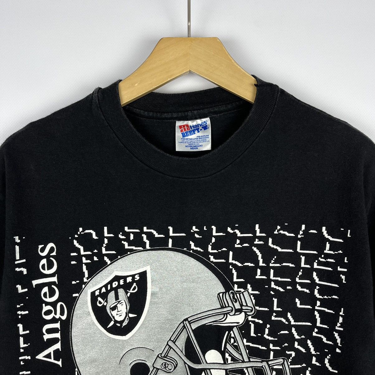 NFL Vintage Los Angeles Raiders NFL big logo tee 90’s Size US M / EU 48-50 / 2 - 2 Thumbnail