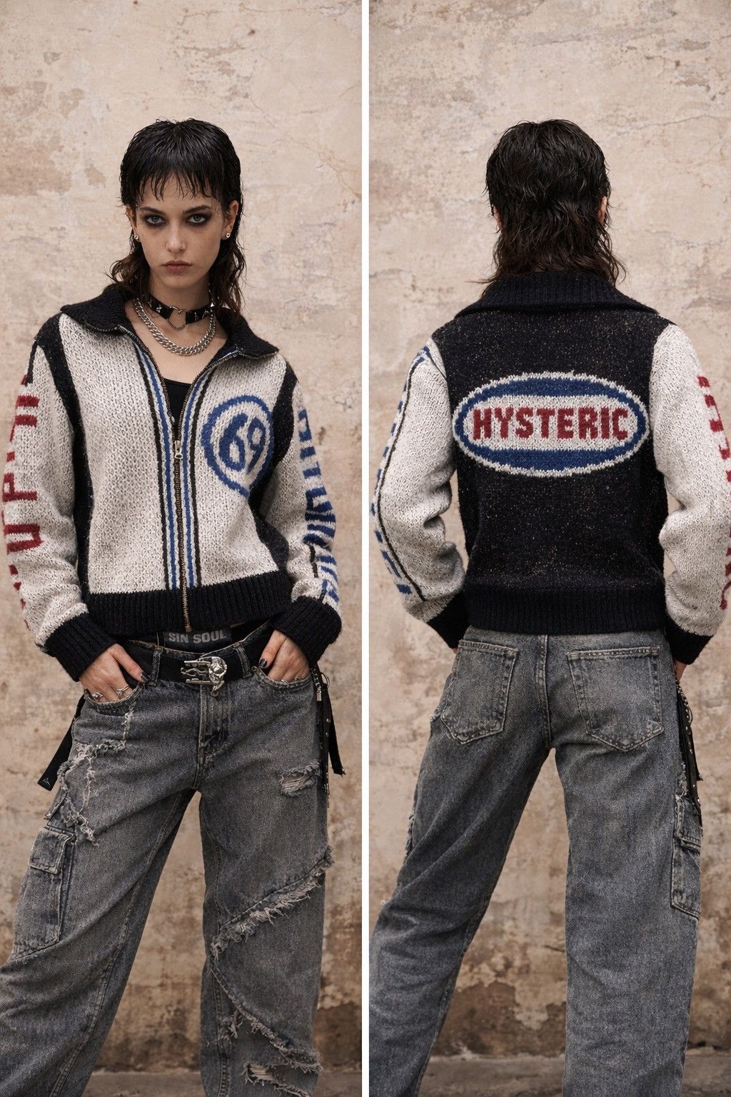 Hysteric Glamour Rare Red Devil Hysteric Glamour Wool Jacket Size US L / EU 52-54 / 3 - 1 Thumbnail