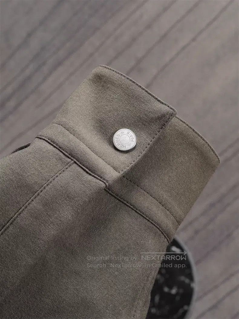 Hermes Hermes size 41 Men's Basalt Color Shirt Jacket Size US L / EU 52-54 / 3 - 8 Thumbnail