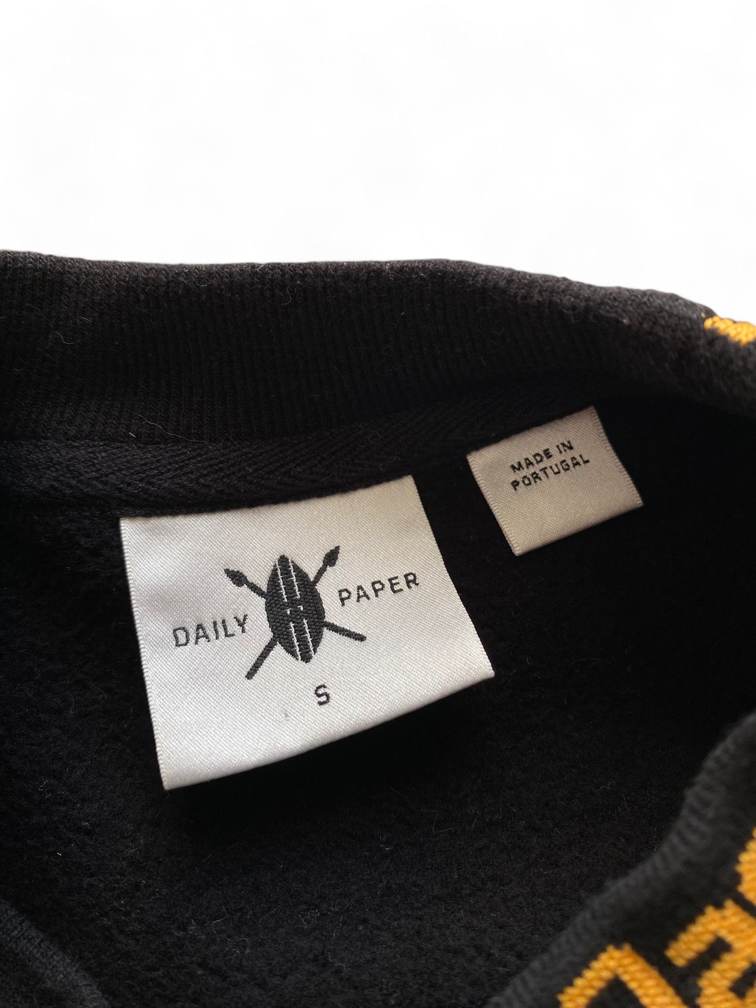 Daily Paper × Japanese Brand Vintage Daily Paper Neck Logo Sweatshirt Size US S / EU 44-46 / 1 - 6 Thumbnail