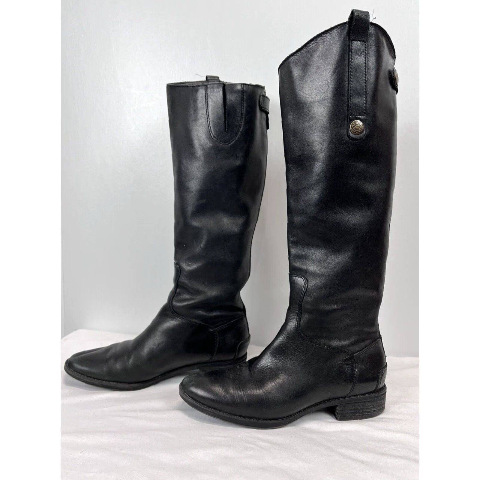 Sam Edelman Sam Edelman Riding Boots Black Leather Size 6.5 Womens Size US 7 / IT 37 - 2 Thumbnail