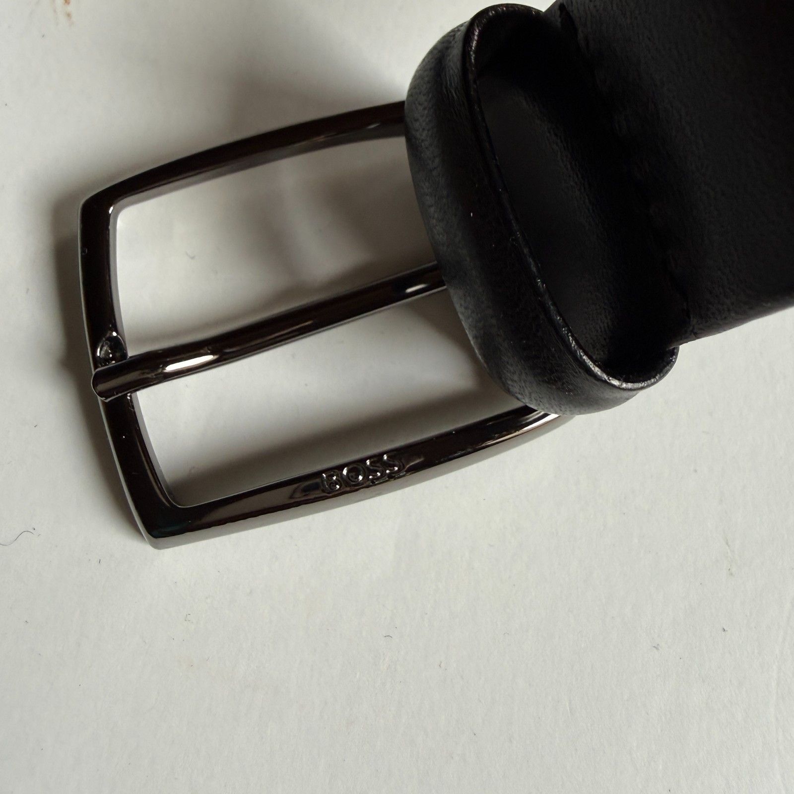 Hugo Boss HUGO BOSS Boss Celie Black Leather Belt - 34 Waist Size 34 - 10 Thumbnail