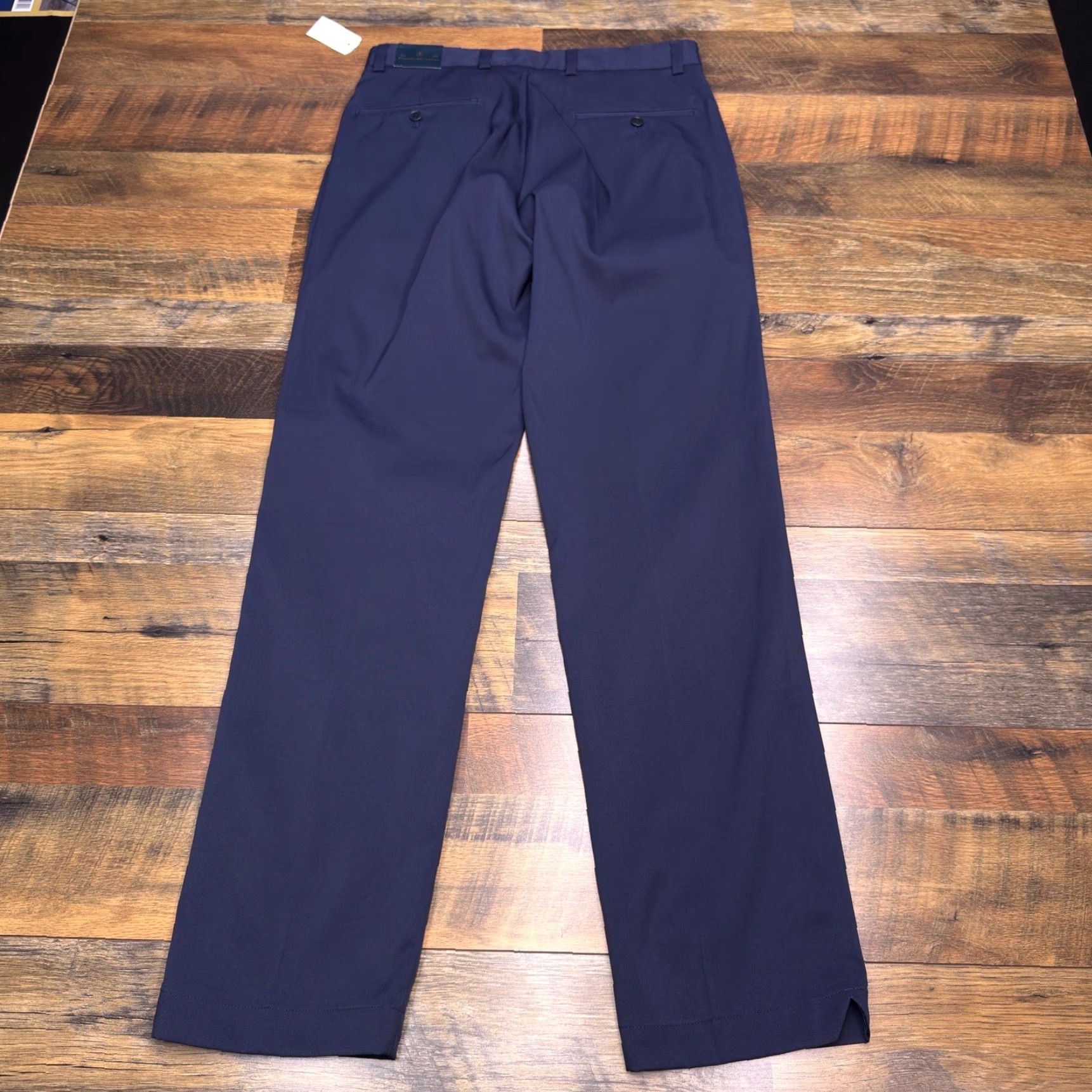 Brooks Brothers Brooks Brothers Performance Chino Pants Mens 30x32 Navy Mid Rise Stretch New Size US 30 / EU 46 - 3 Thumbnail