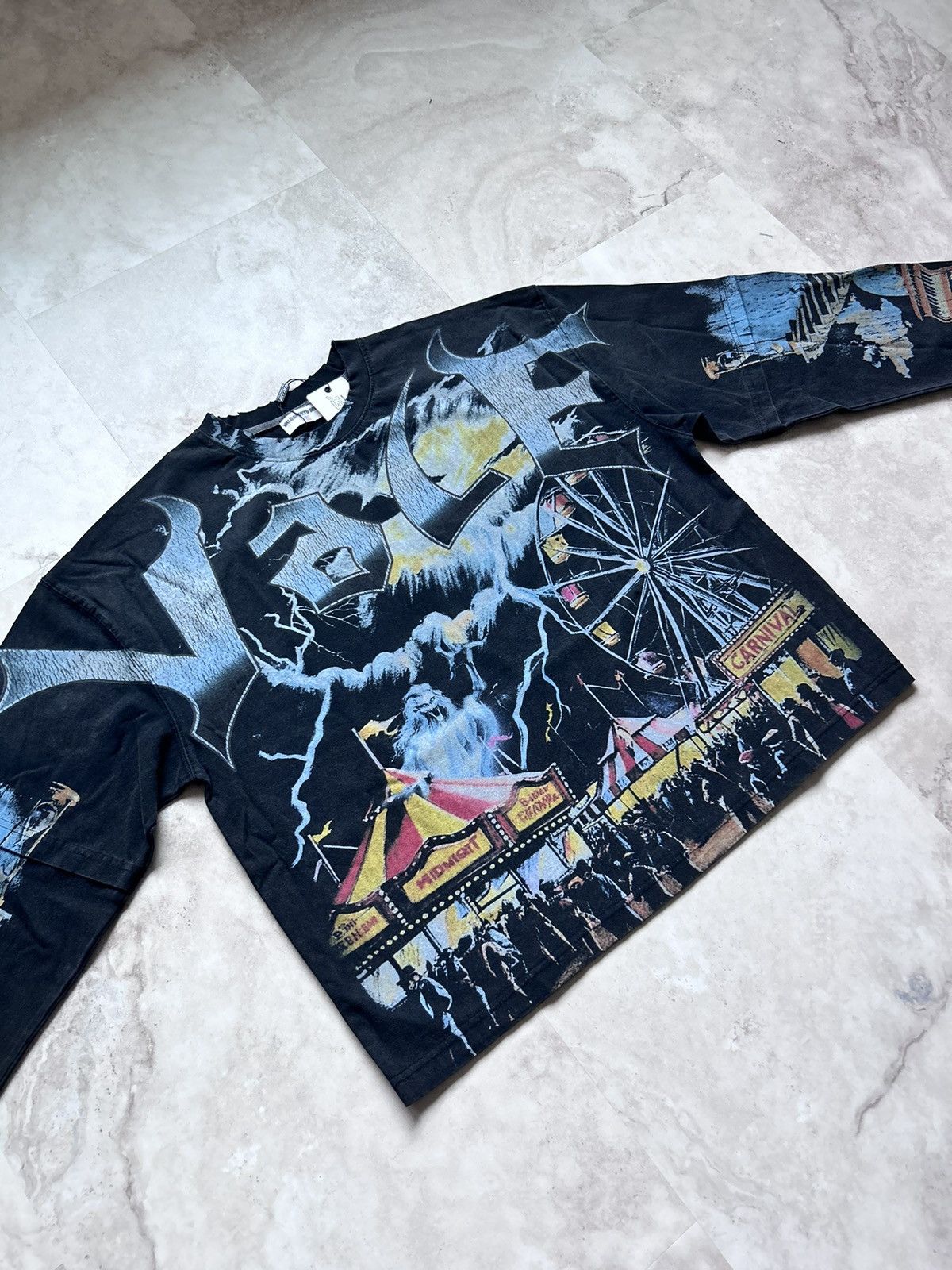 Vale Vale Festival Carnival Longsleeve Tee Black Blue Size L Size US L / EU 52-54 / 3 - 4 Thumbnail