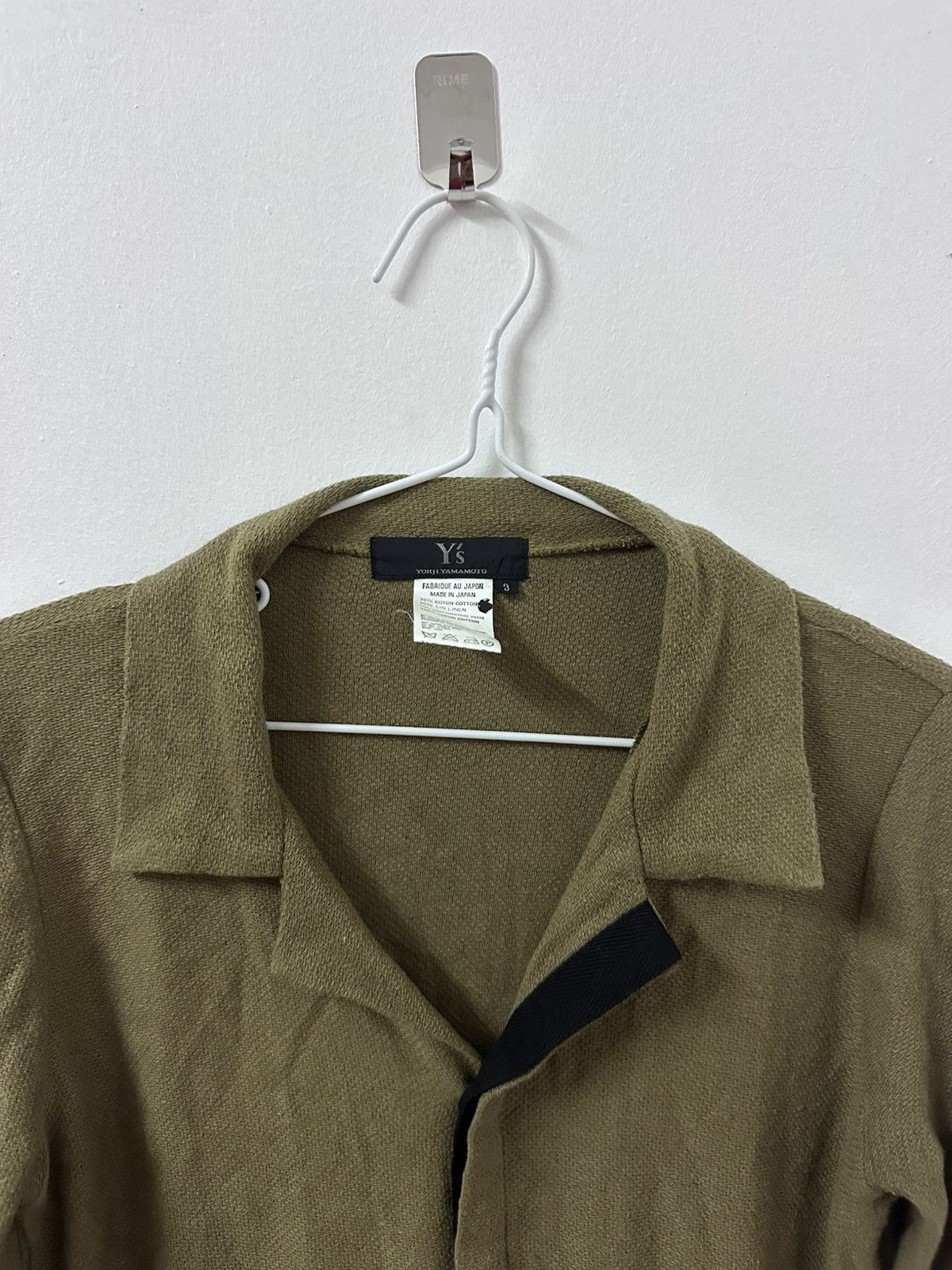 Yohji Yamamoto Y's Yohji Yamamoto Green Polo Cardigan Size M / US 6-8 / IT 42-44 - 2 Thumbnail