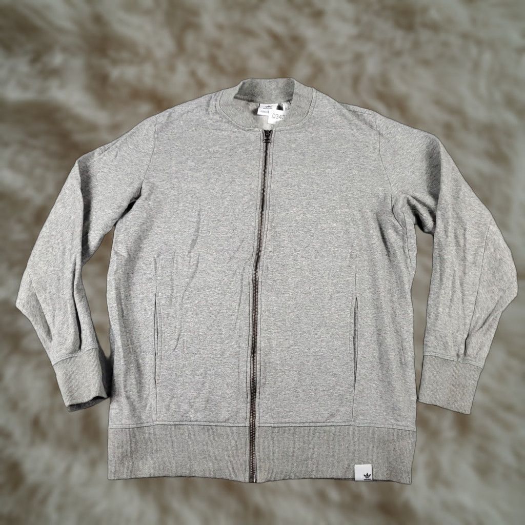 Adidas VINTAGE Adidas Women’s Track Jacket Size Small Gray Full Zip Athletic Casual Outdoor Size S / US 4 / IT 40 - 1 Thumbnail