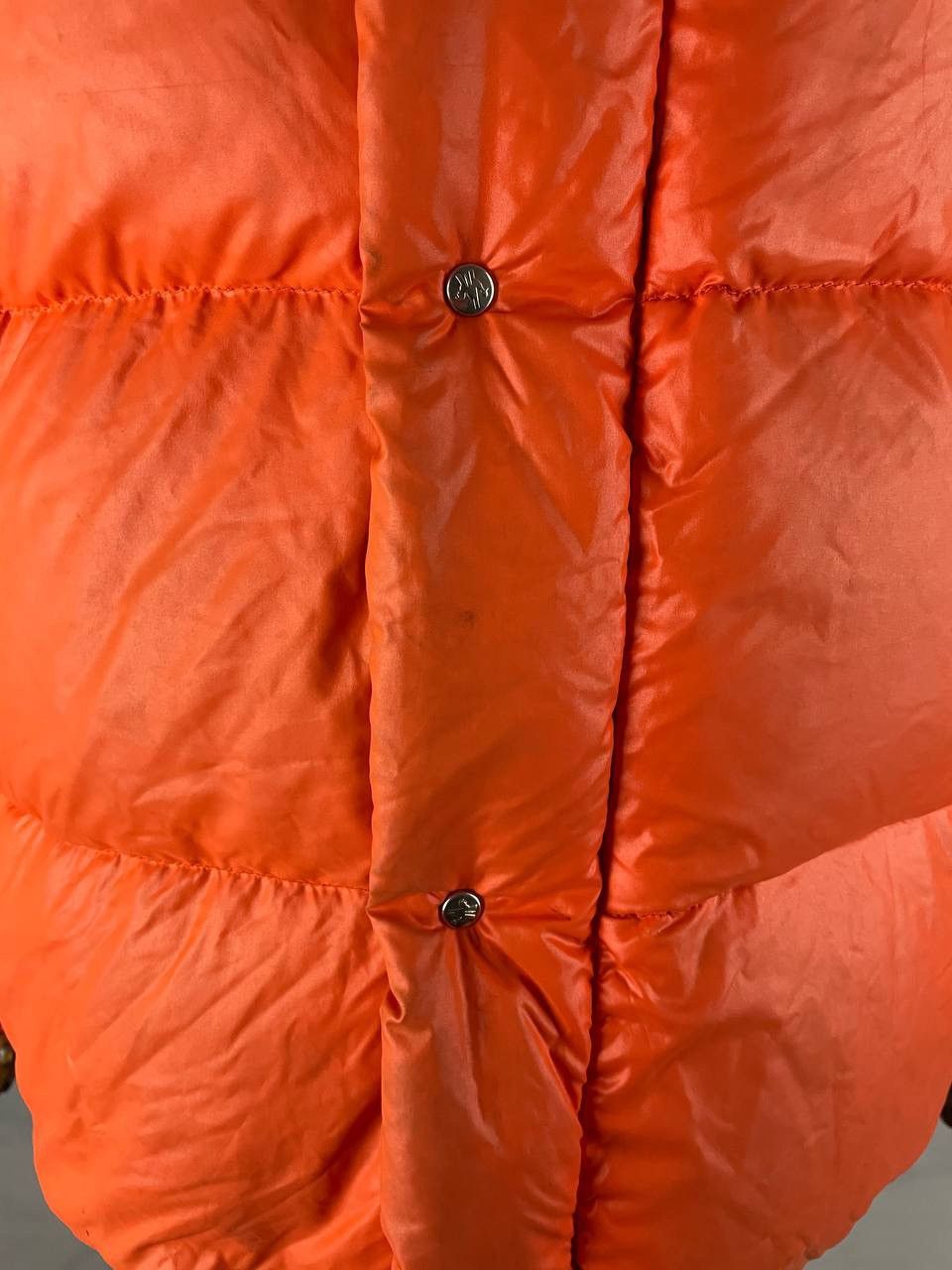 Moncler Moncler Down Jacket Vintage Orange Grenoble Size US XL / EU 56 / 4 - 4 Thumbnail