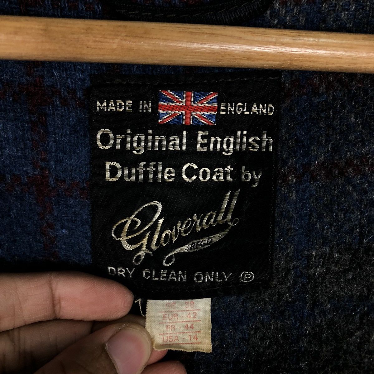 Gloverall 🔥Vtg Original English Duffle Coat Gloverall Made in England Size US M / EU 48-50 / 2 - 16 Thumbnail