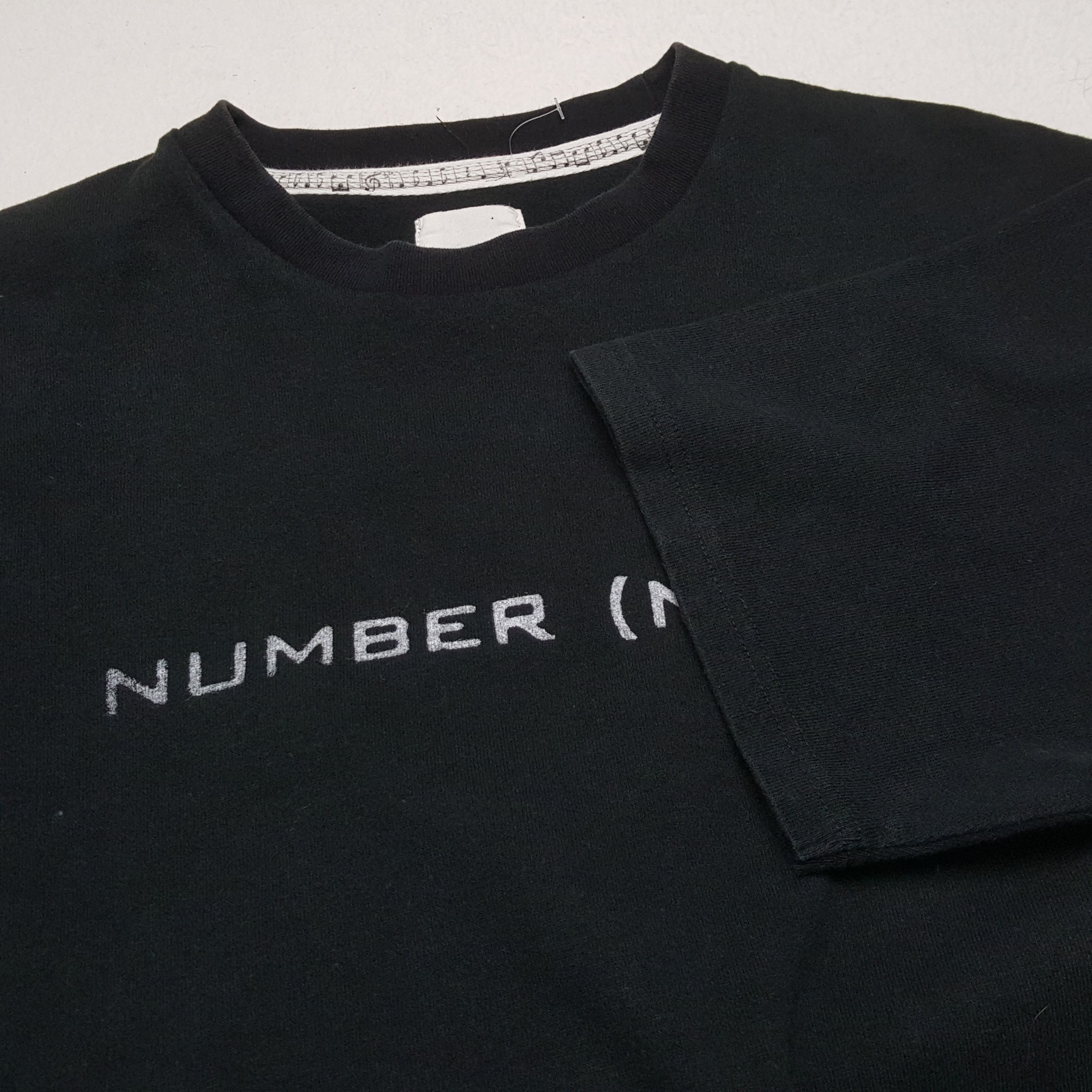 Japanese Brand × Number (N)ine × Vintage NUMBER (N)INE Japanese Brand Streetwear Custom Art Tshirt Size US L / EU 52-54 / 3 - 7 Thumbnail