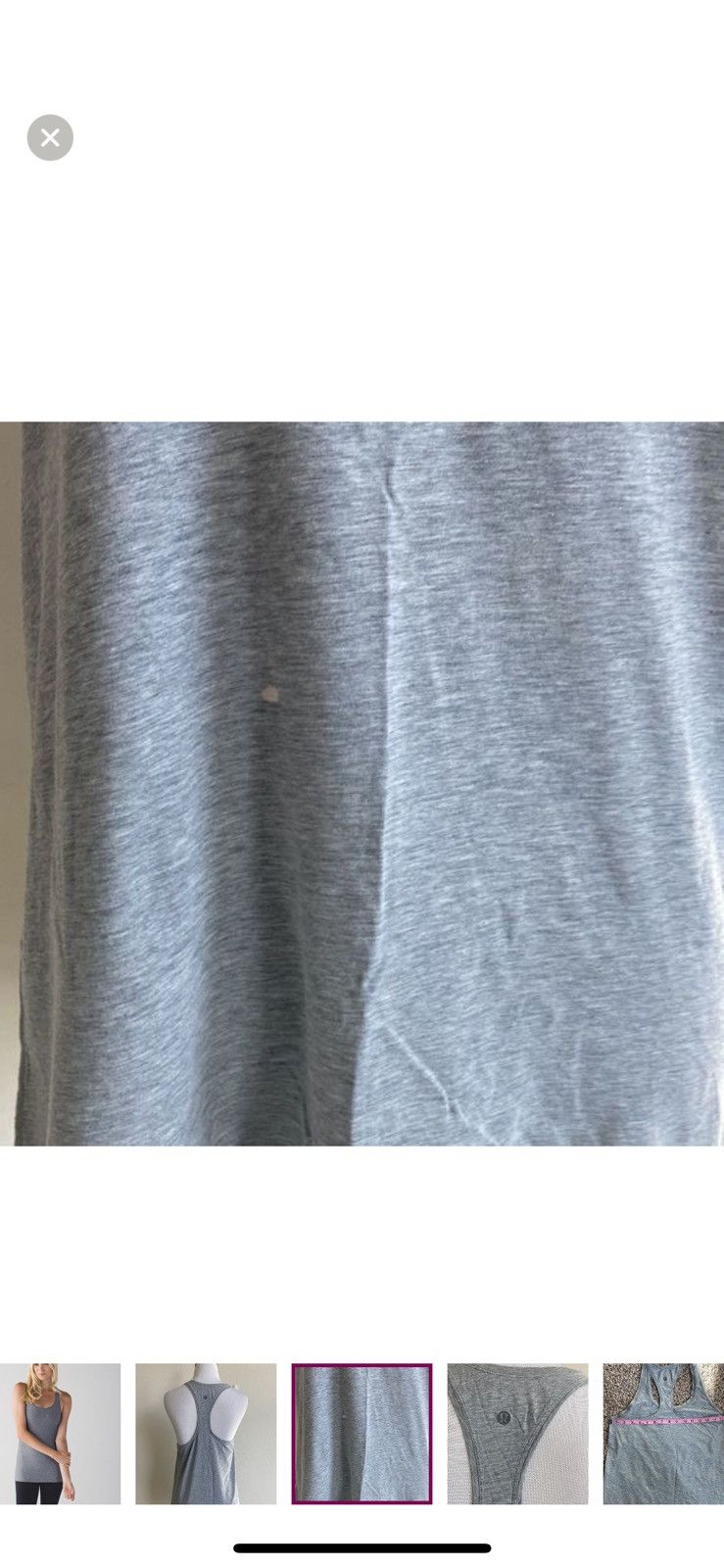 Lululemon Lululemon grey cool racerback tank top Size S / US 4 / IT 40 - 3 Thumbnail